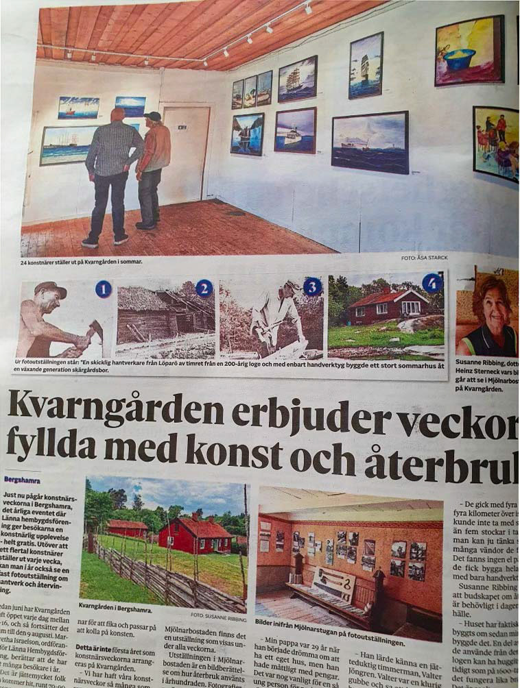 Länna Hembygdsförenings konstveckor