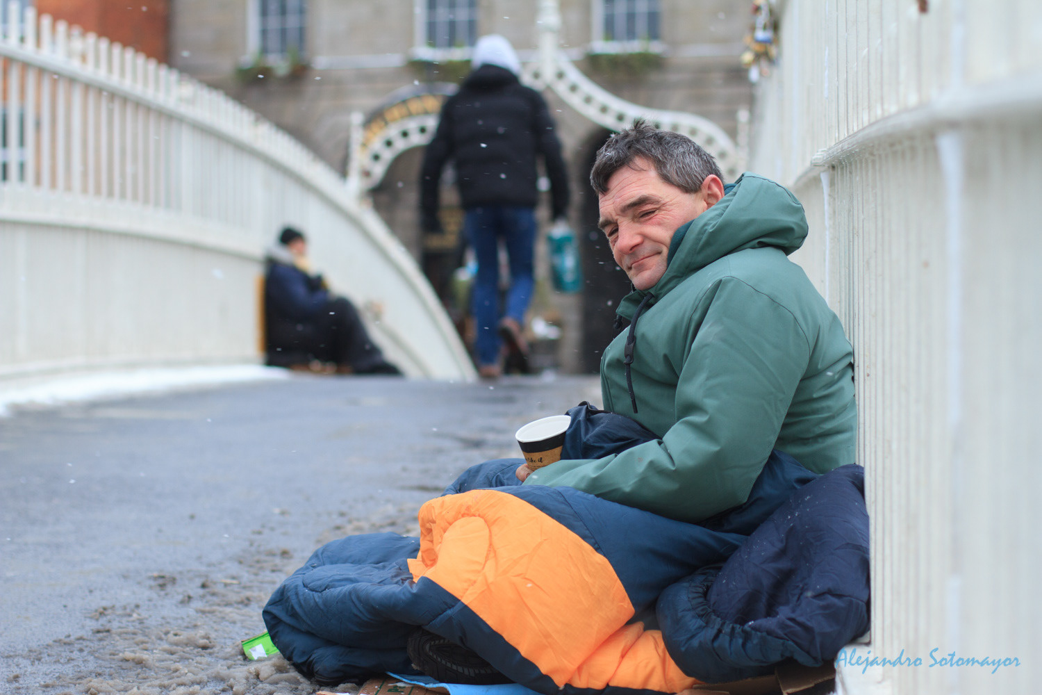 James, Puente Ha'penny, Dublin, Irlanda