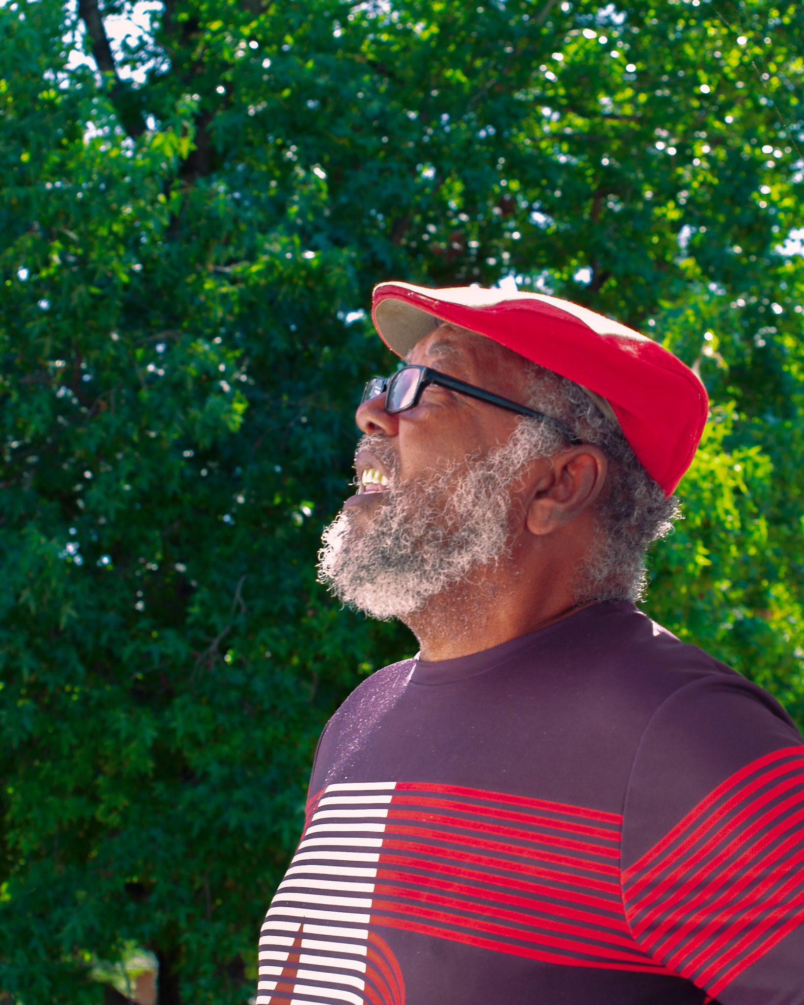 grandpa and his oak gum tree