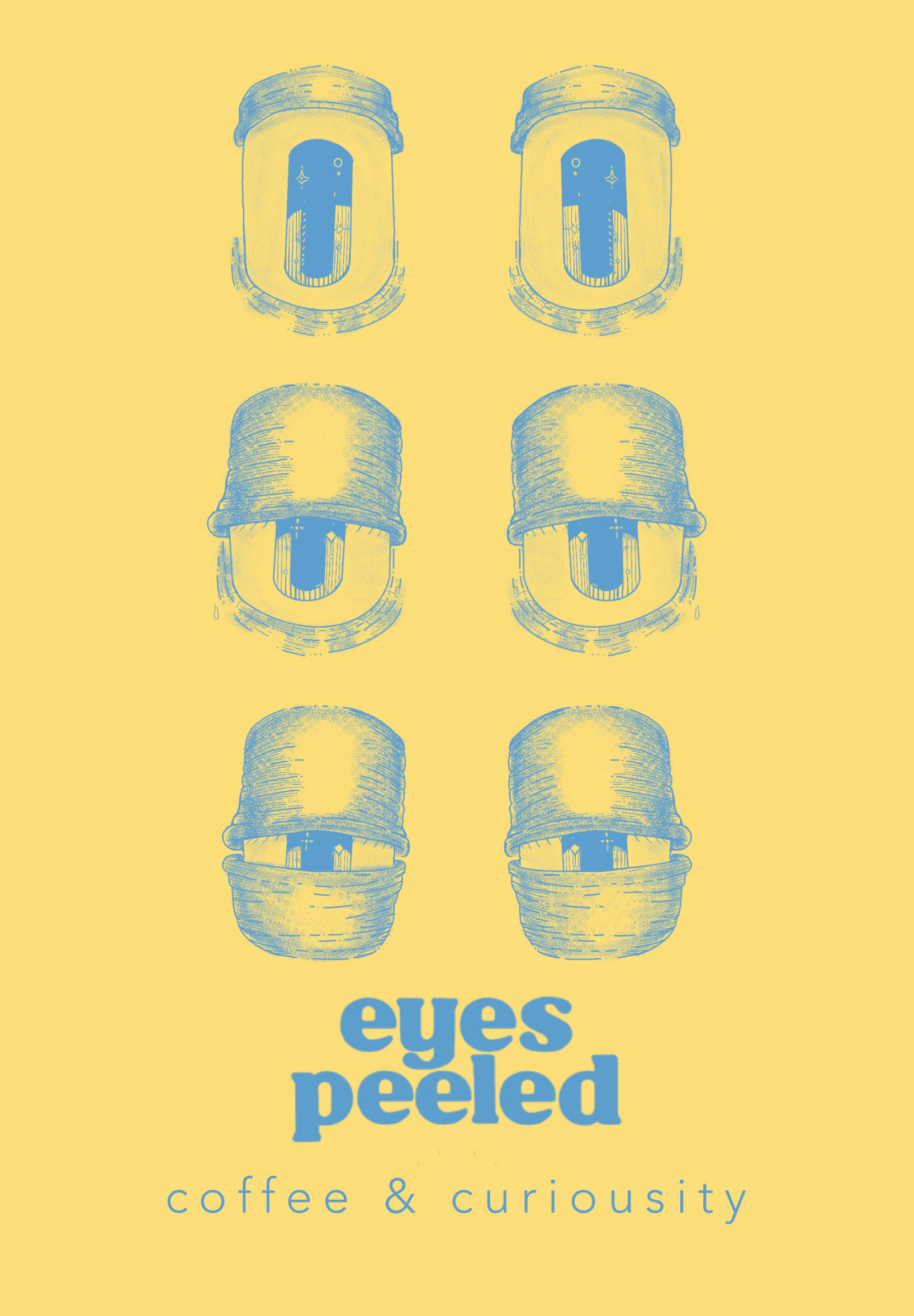 eyes peeled merch design