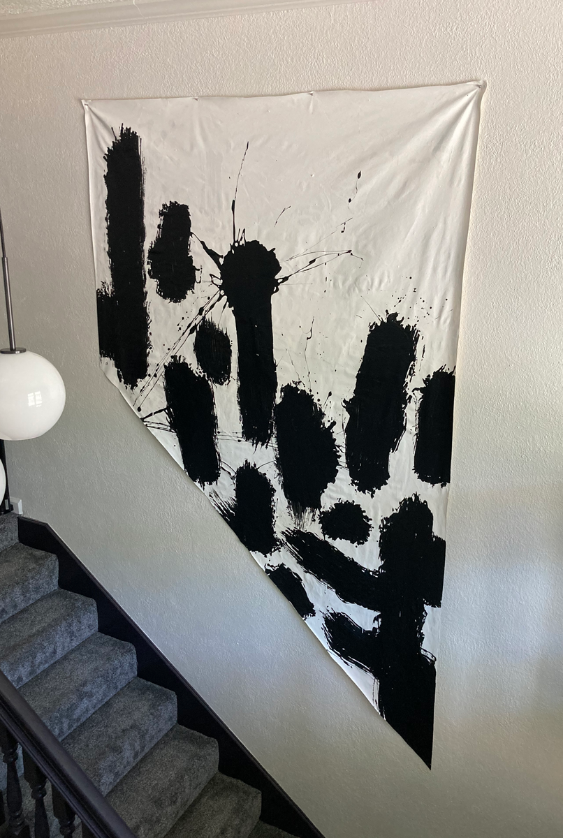 “Kline” Acrylic on canvas 6ft x 9ft