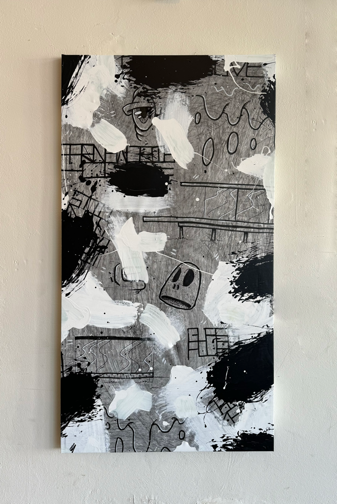 “Architect” Acrylic on canvas 2ft x 4ft