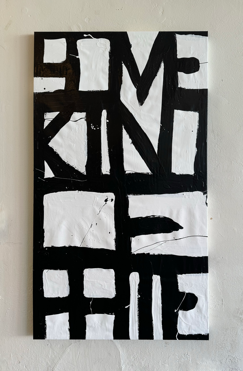 “Some Kind of Hate” Acrylic on canvas 2ft x 4ft