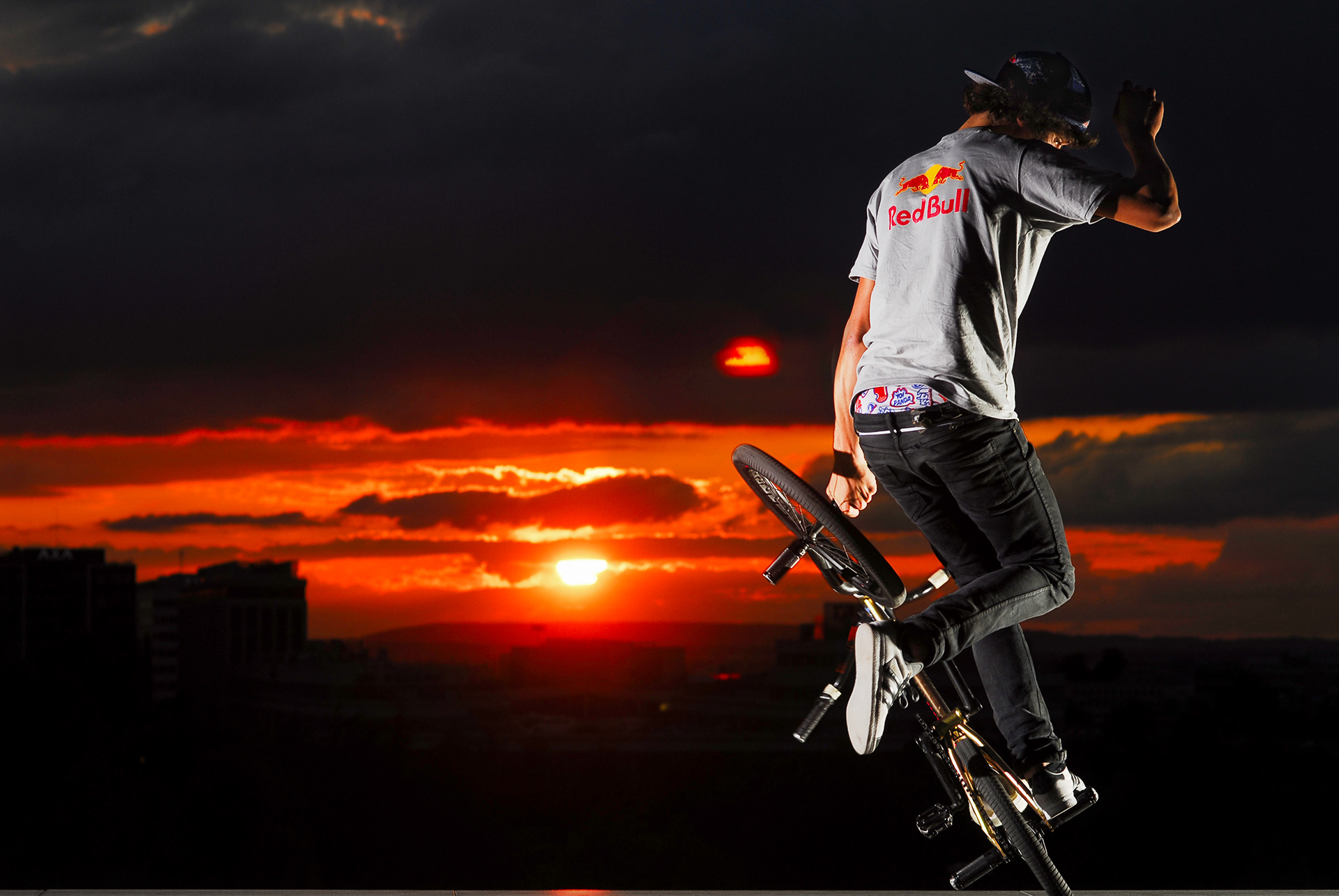 Shooting pour Redbull France. Lancement de Redbull en France. Mathias Dandois