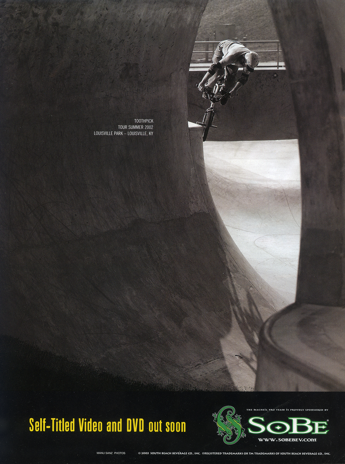 Publicité SOBE, shooting US