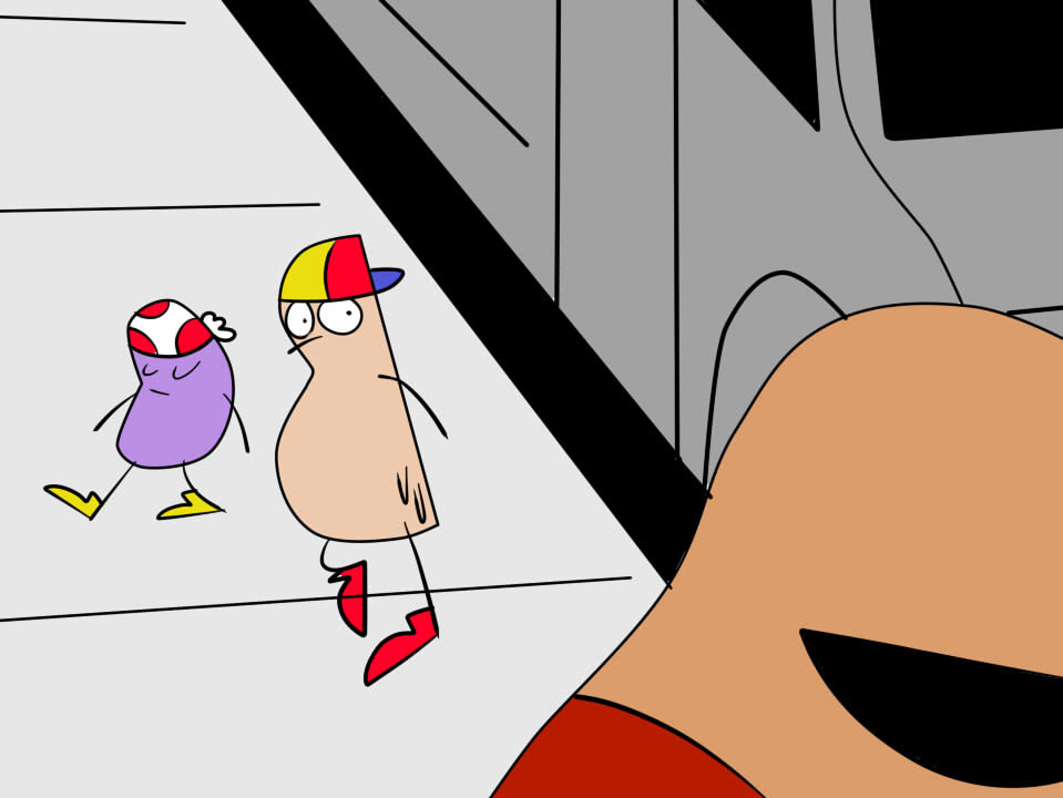 Peanutkid spots a suspicious figure and decides to follow after him.