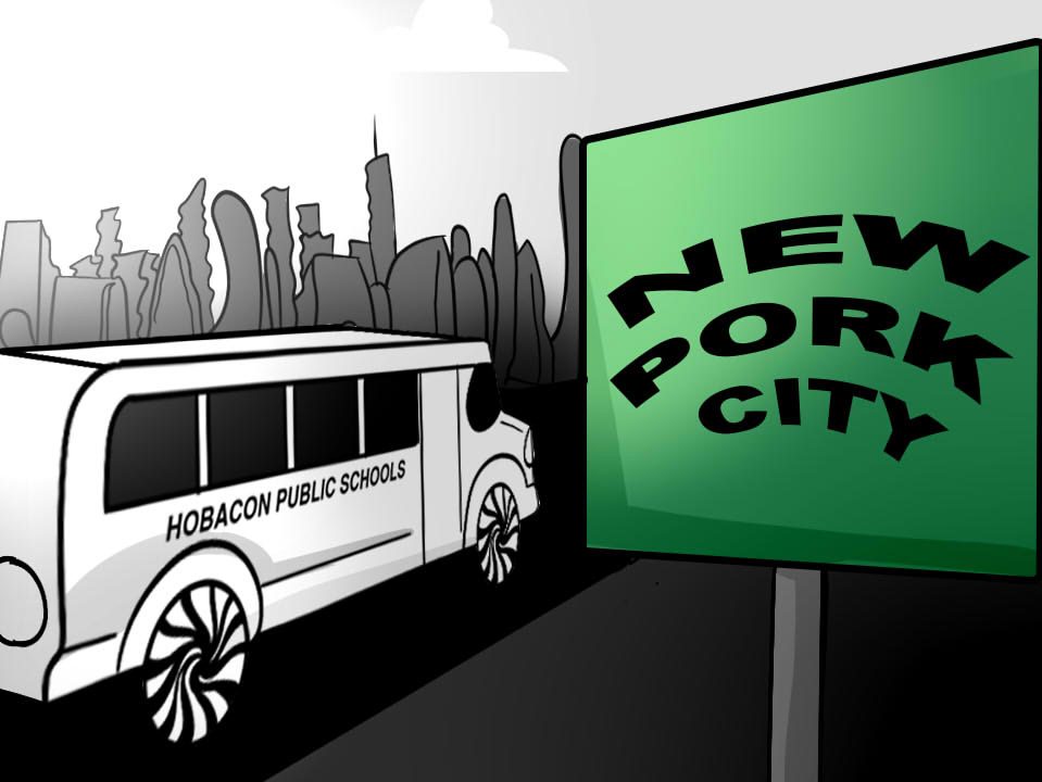 And the class arrives in New Pork City!
