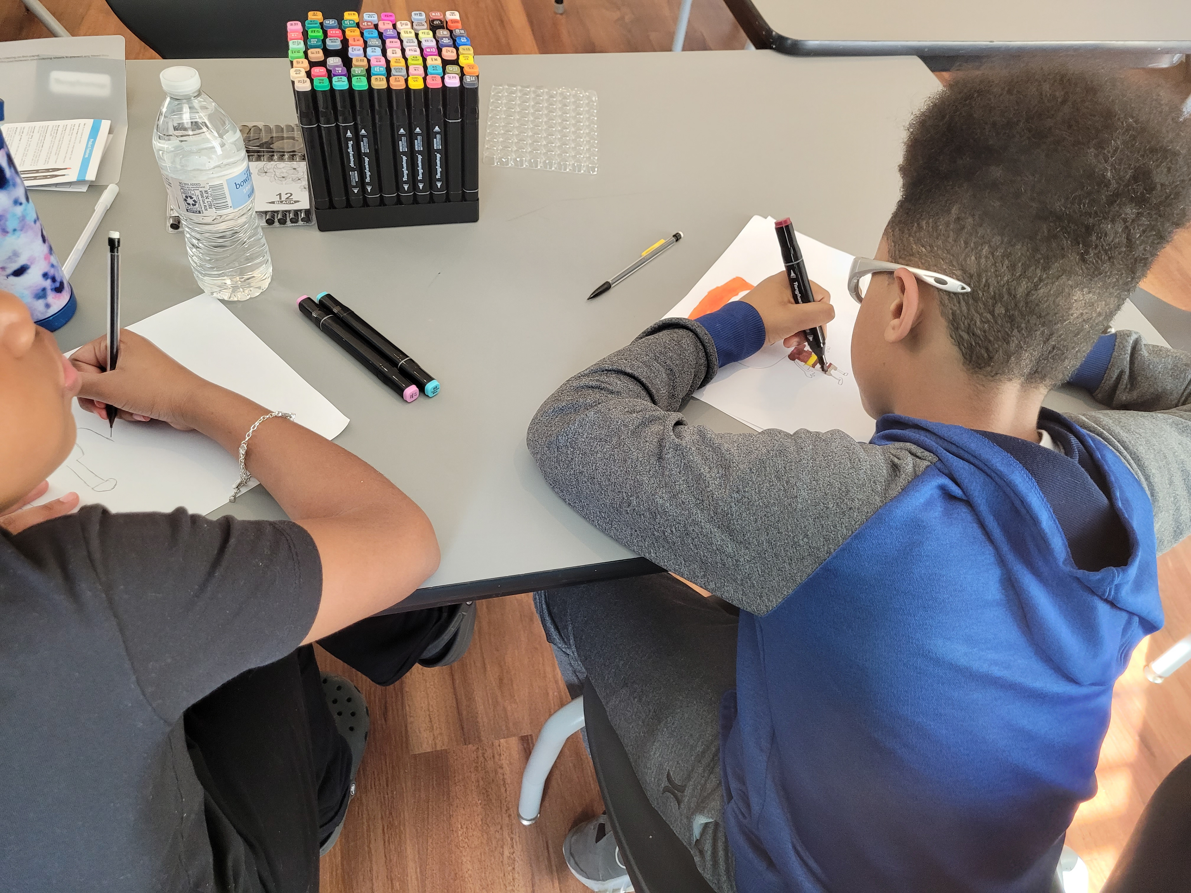 Students Working