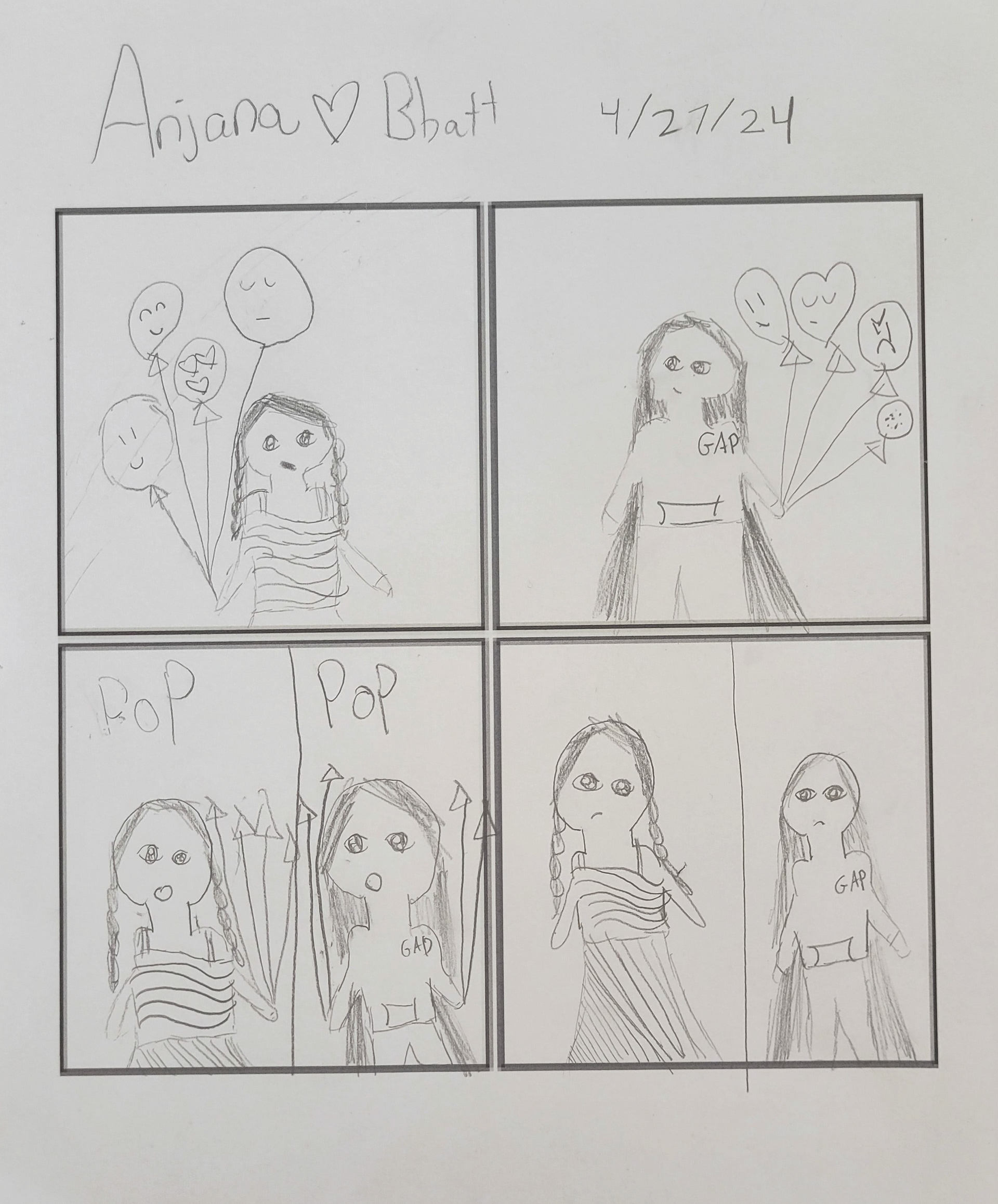 4 Panel Storytelling Exercise