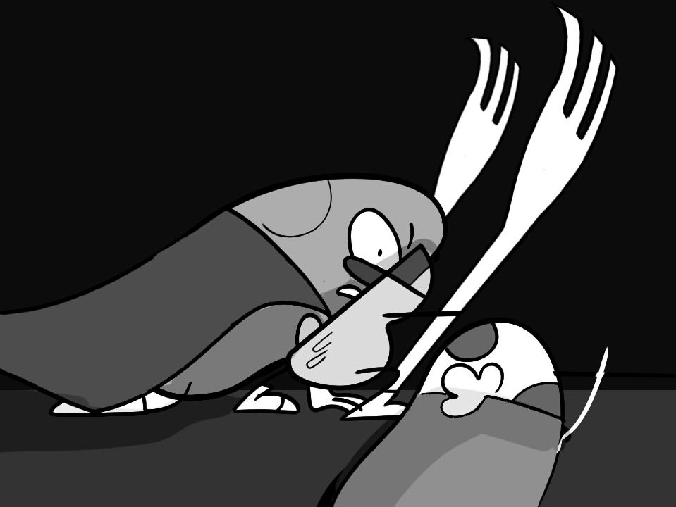 -Peanutkid and Jellyboy strike back, catching the FORKS off-guard-