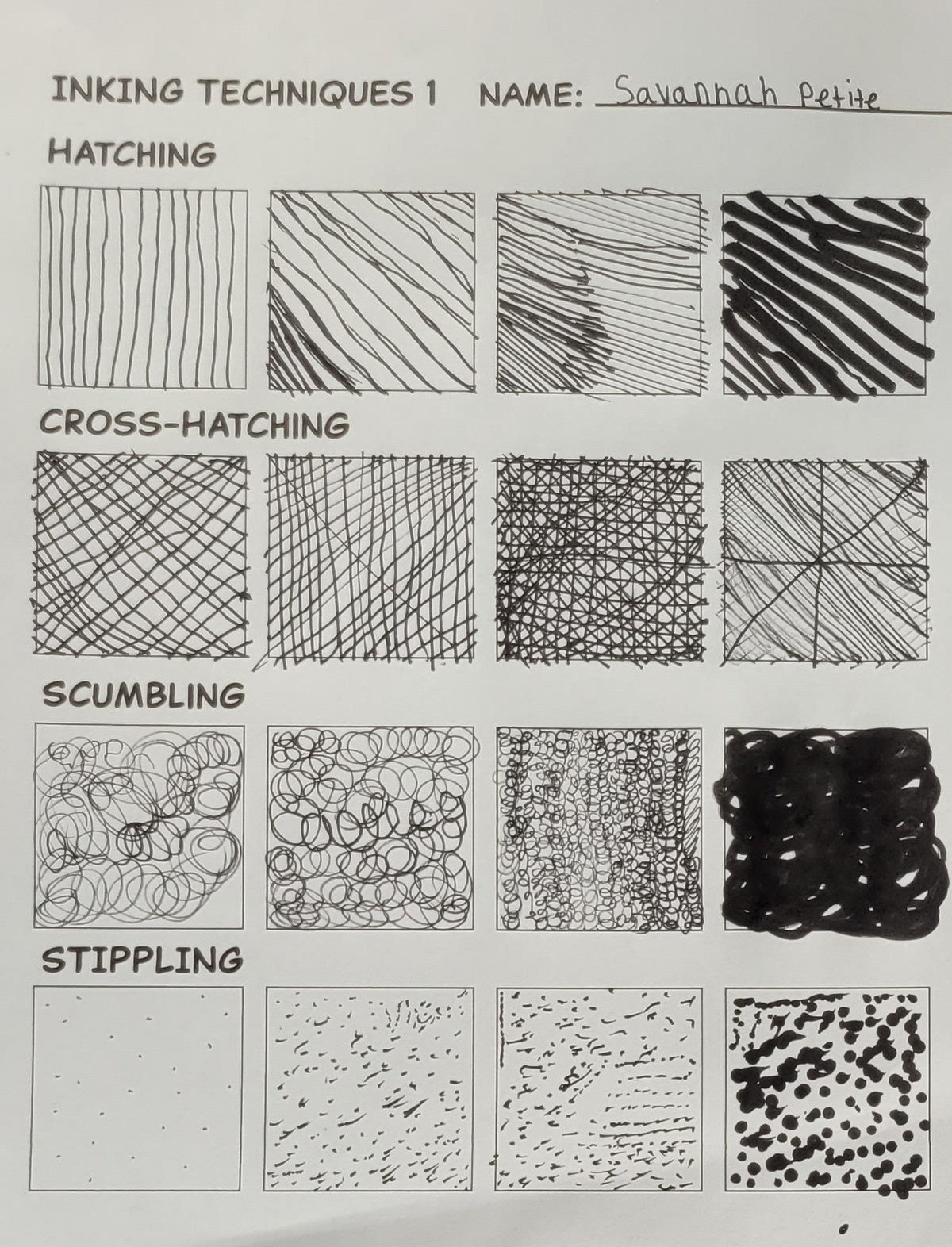 Inking Techniques