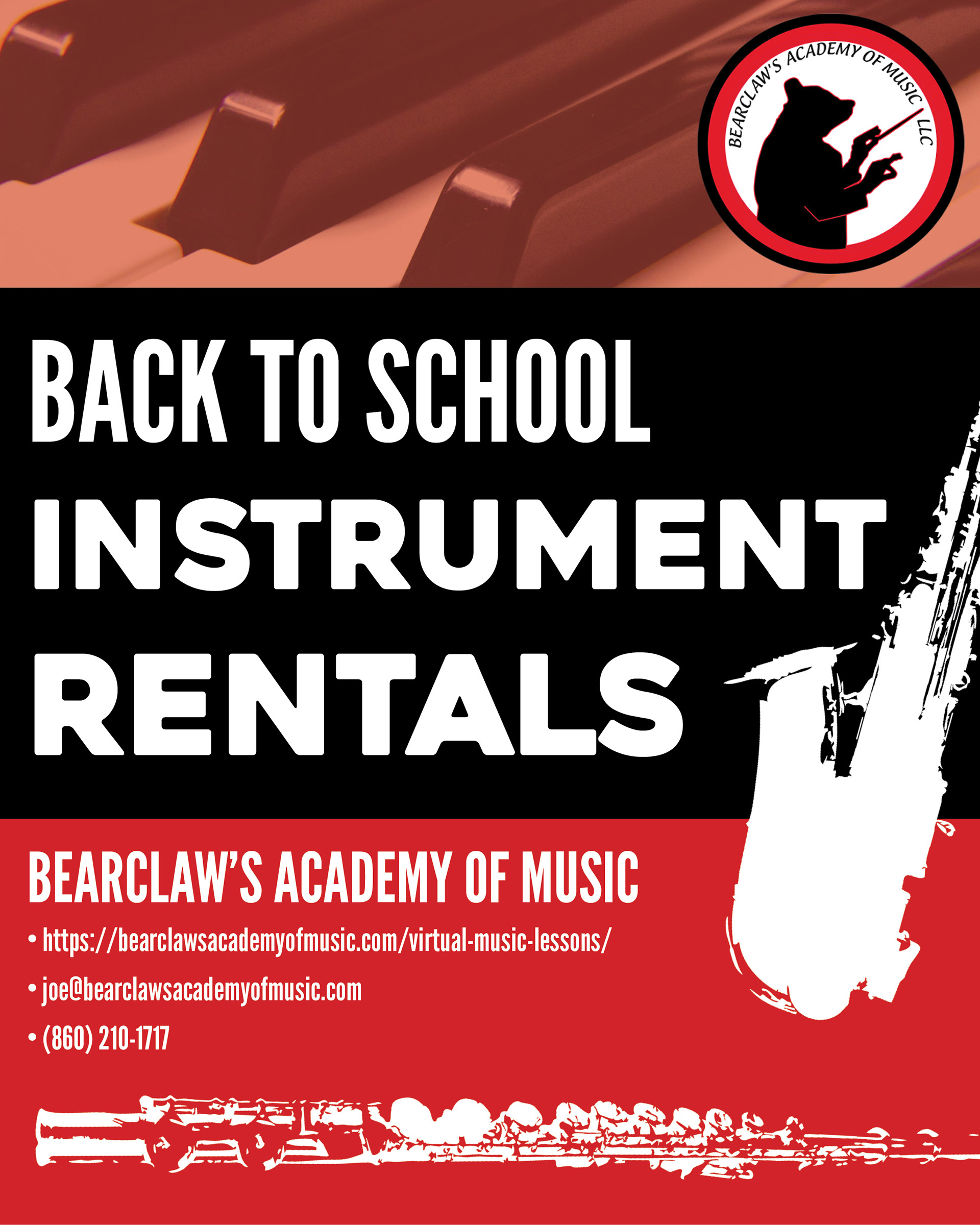 Poster/Social Media Graphic HIGHLIGHT (Joseph Bearclaw's Academy of Music) 1