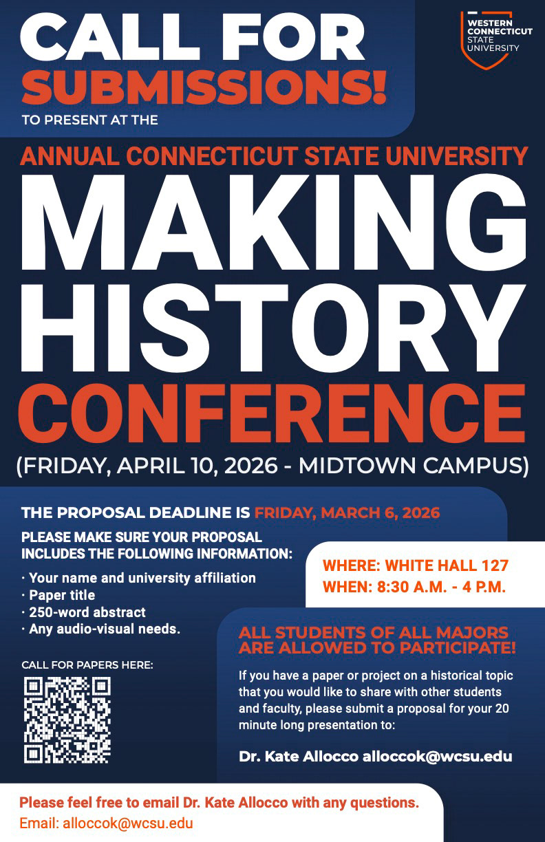 Connecticut State College Historical Conference - 2025 (11x17 printed material)