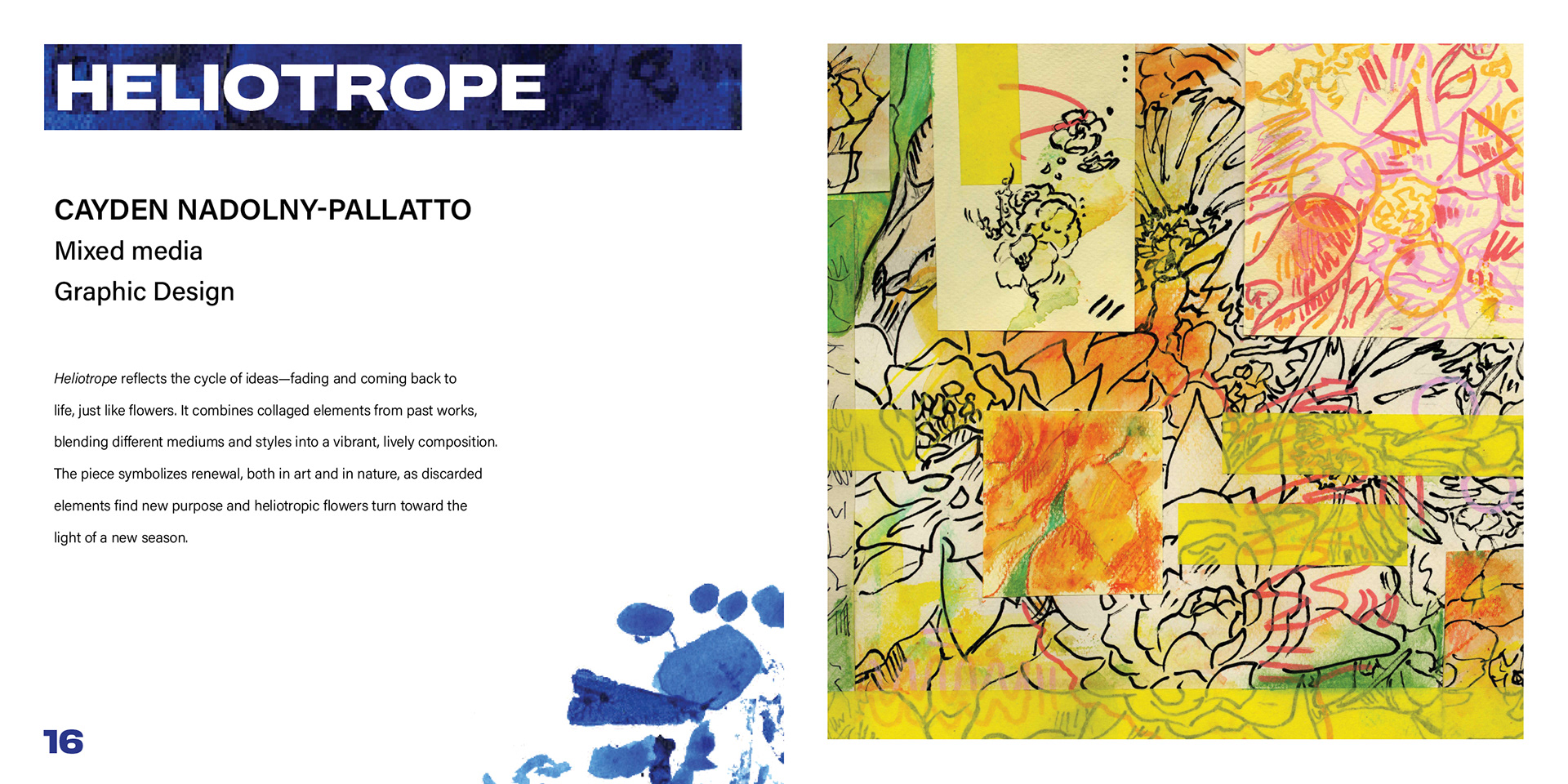 Prisma 2025 Publication sample spread #2 - Cayden NP