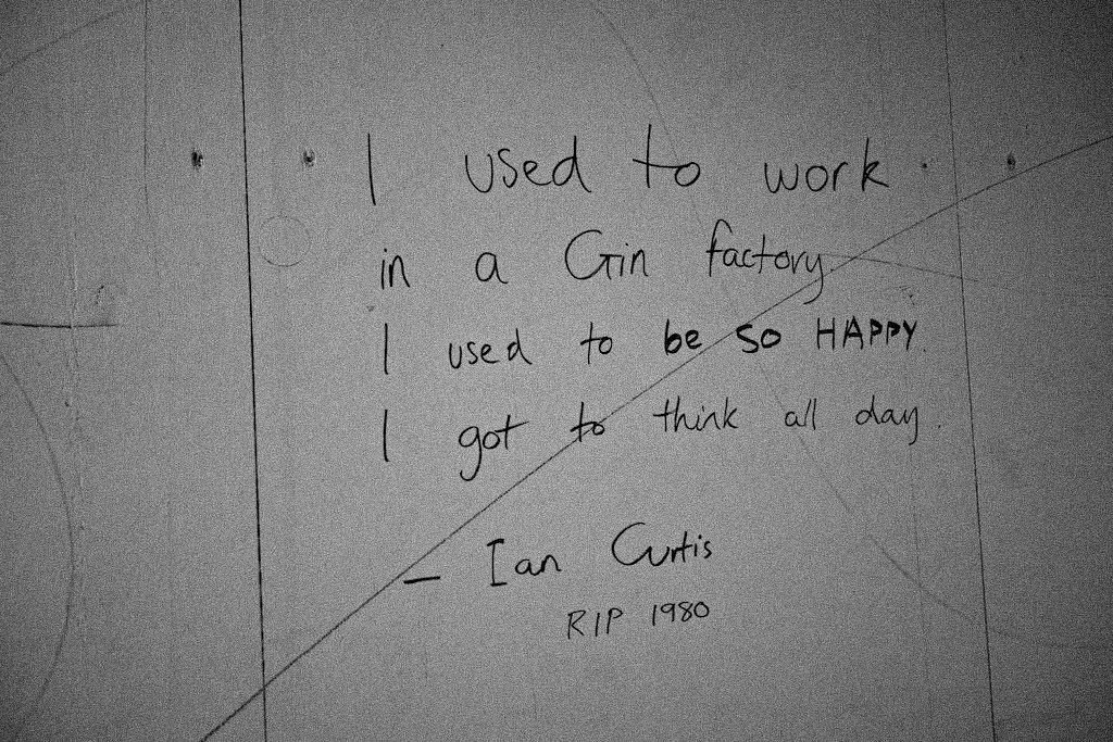 I used to work in a gin factory