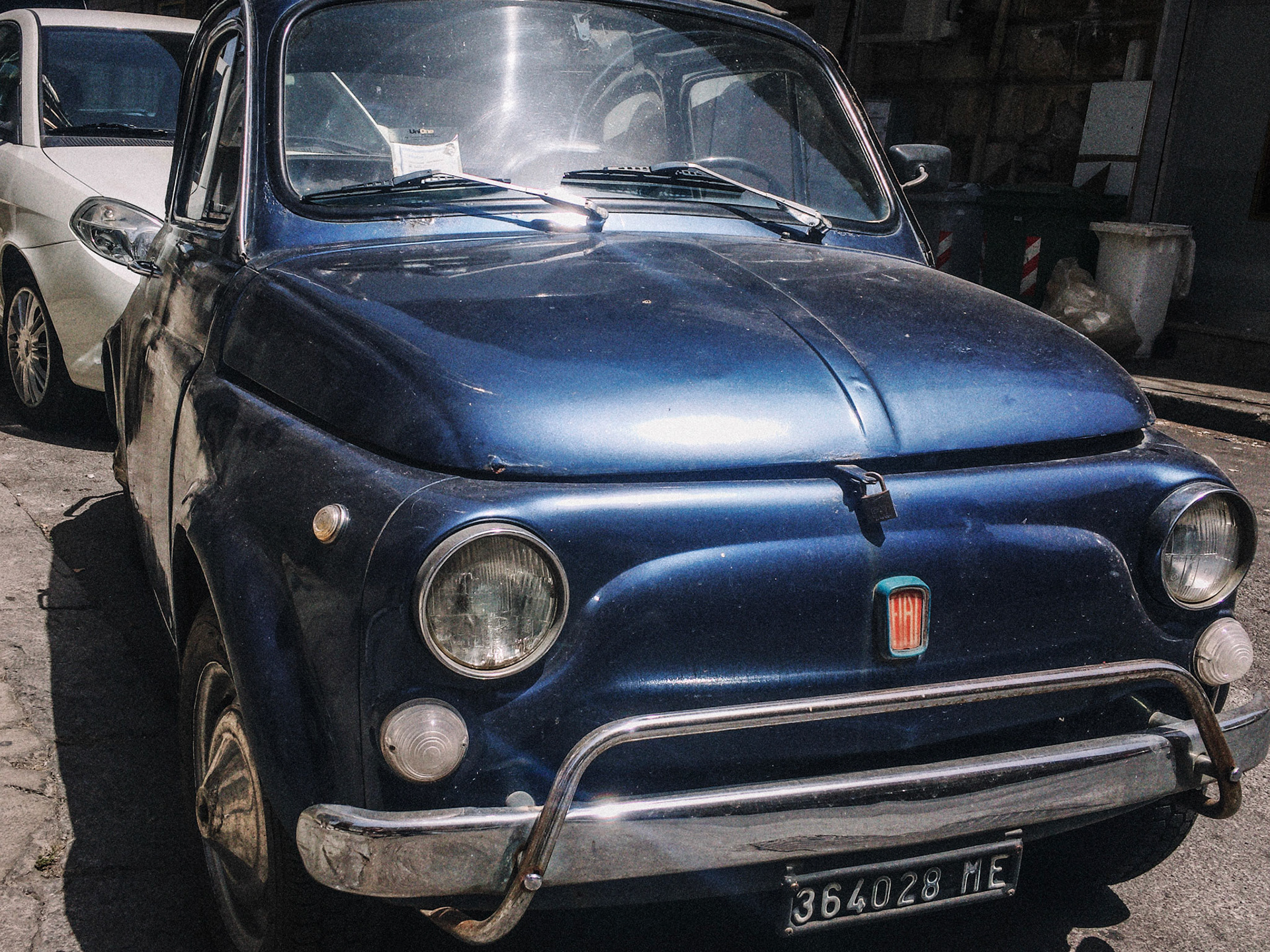 Fiat 500 Blue