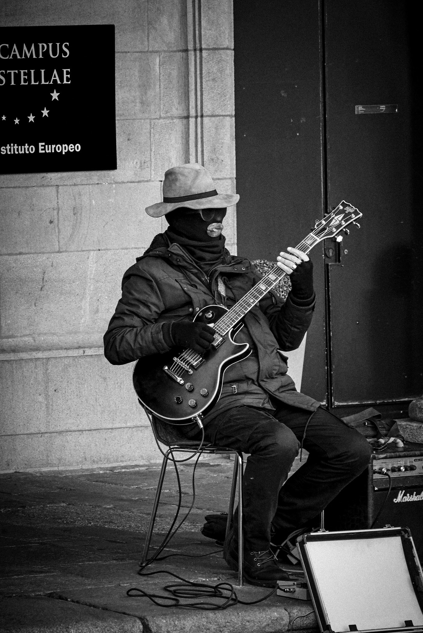 Masked Guitar Player