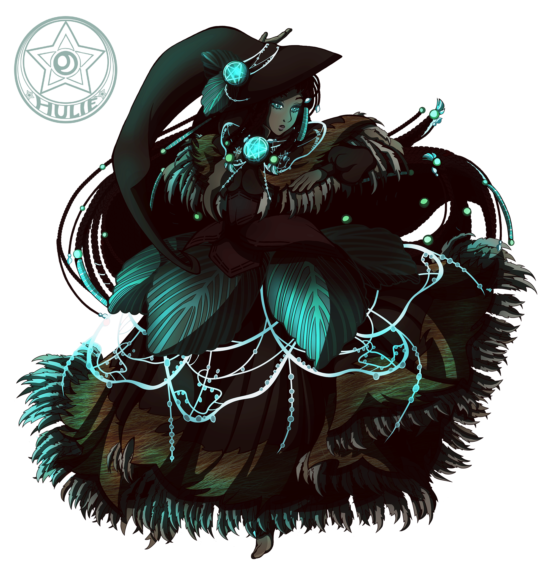 "The Harmony Witch" Original Character Design for Bella. August 2021