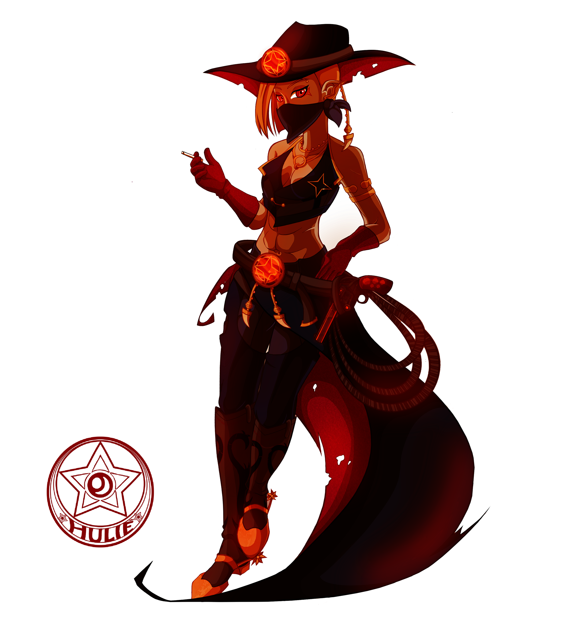 "The Demonic Witch" Original Character Design for Bella. September 2021