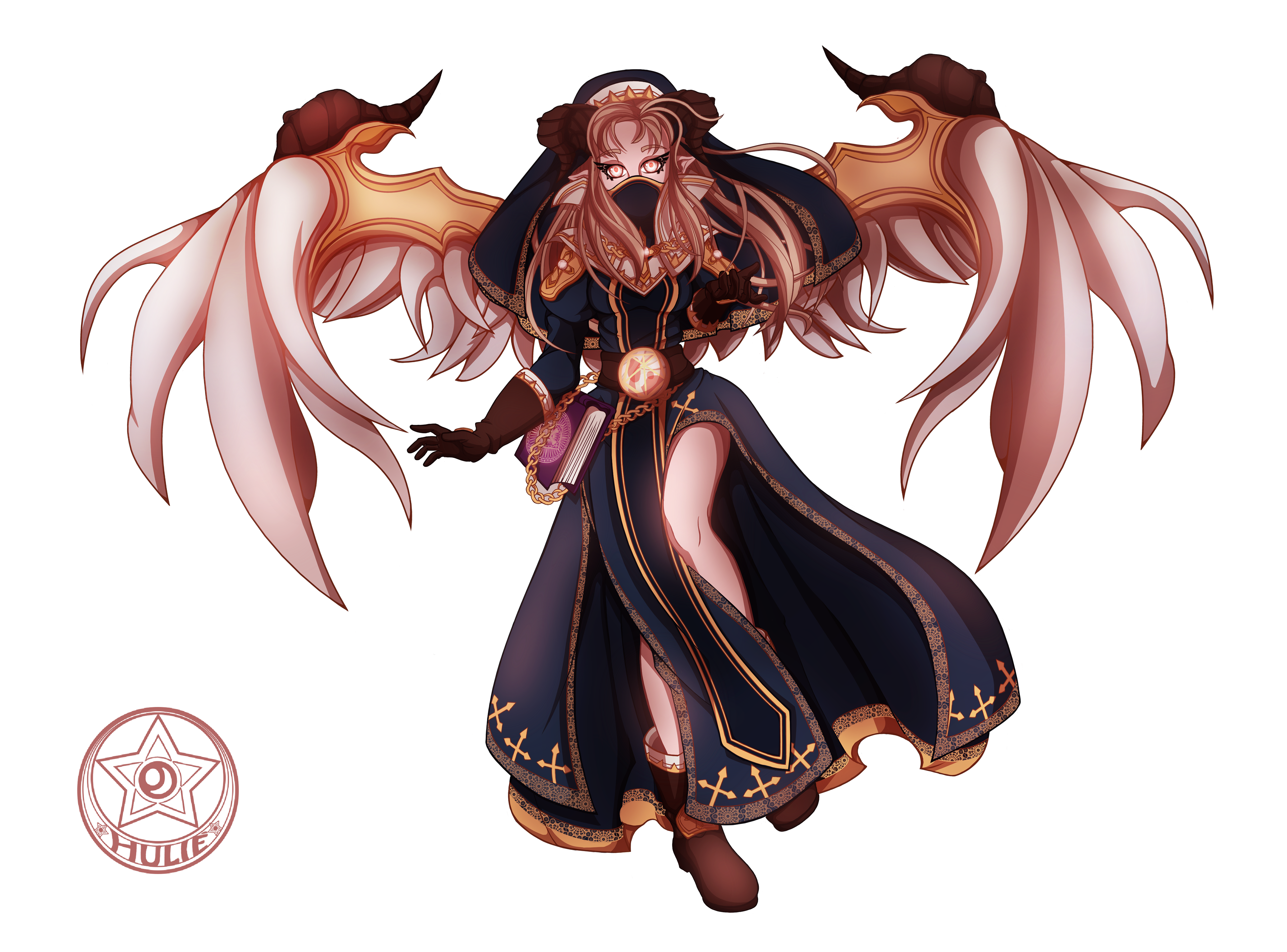 "The Divine Witch" Original Character Design for Bella. September 2021