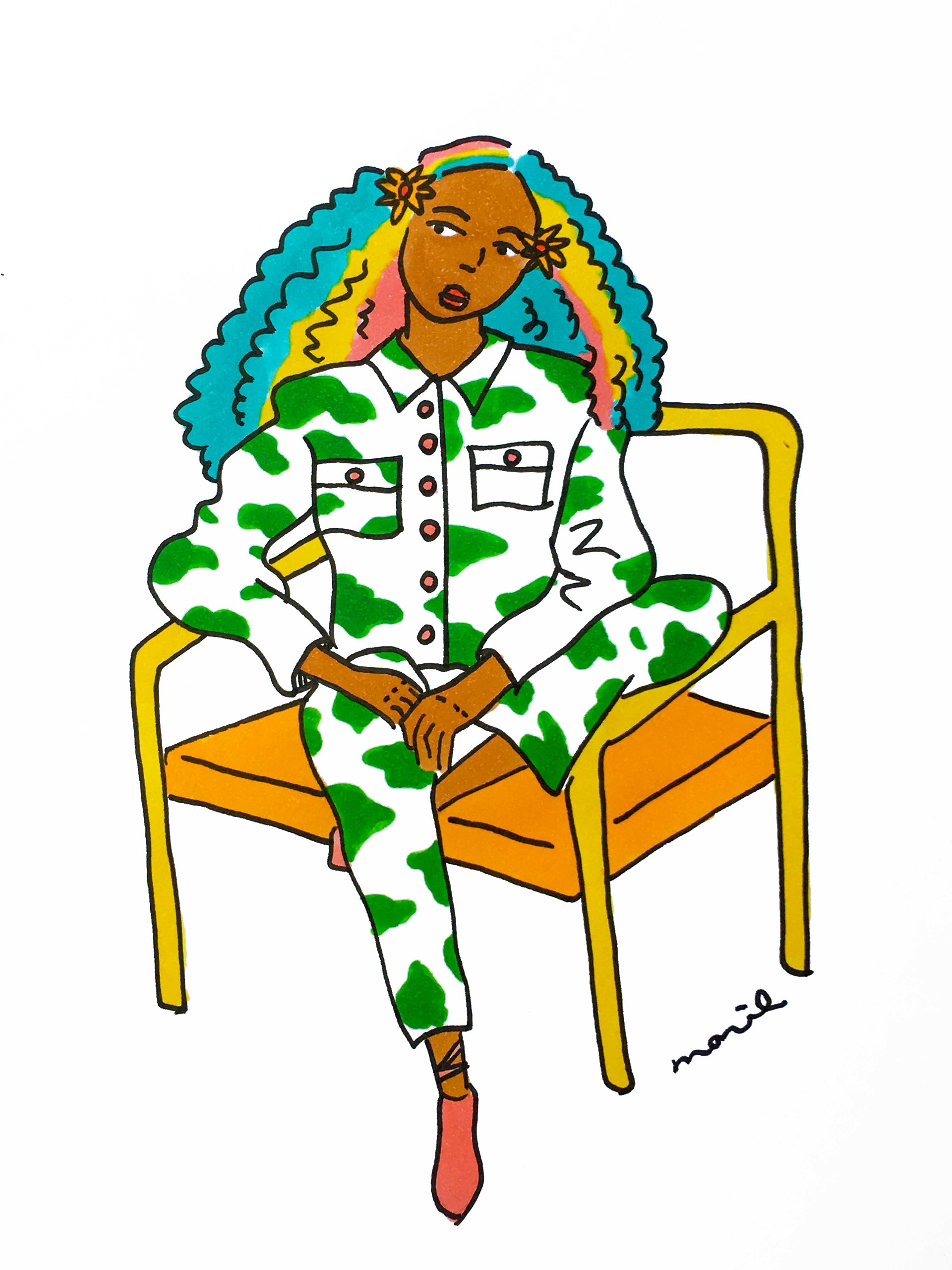 牛柄の彼女/The Girl with Cow Spots