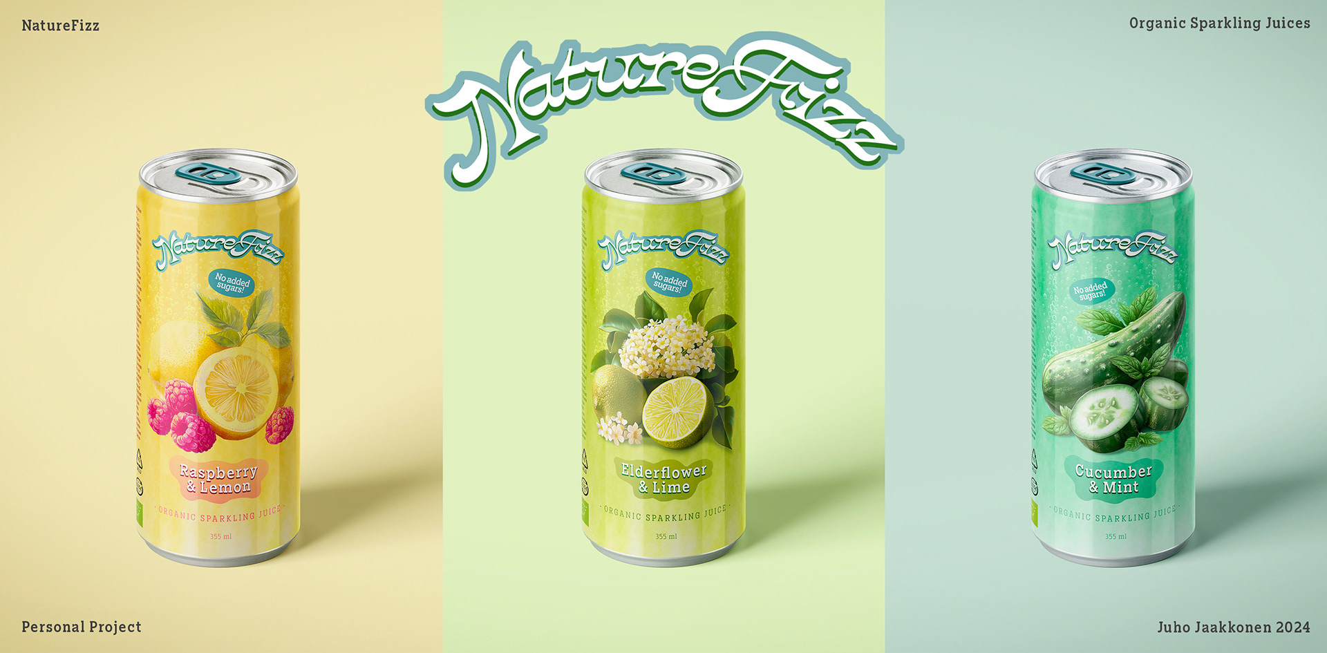 NatureFizz - Organic Sparkling Juices. Flavors and nutritional framework given by ChatGPT.