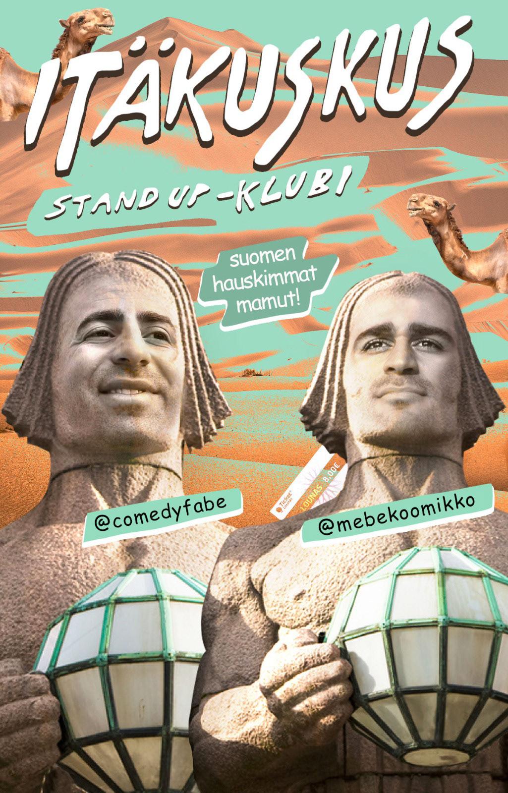 Itäkuskus  - Stand up -clubs alternative poster