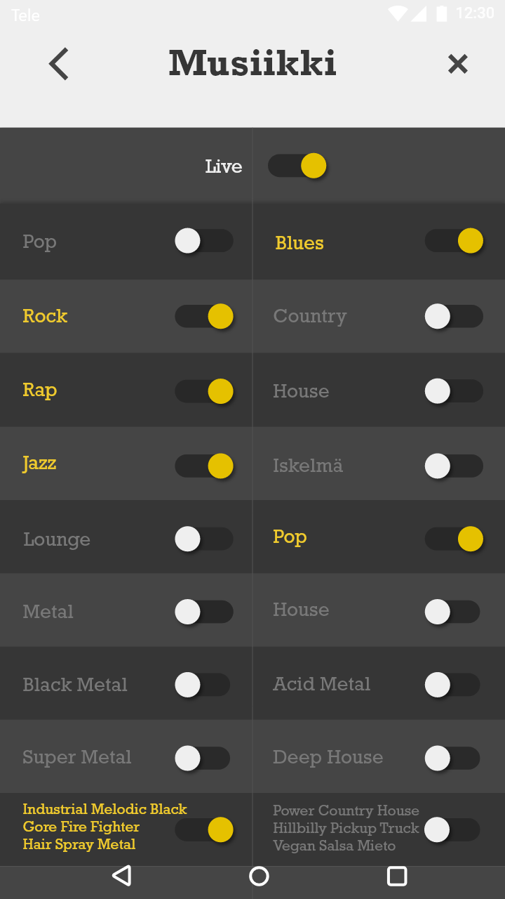 App Concept - Stobe - Find pubs according to pricing, music genres, room to sit etc.