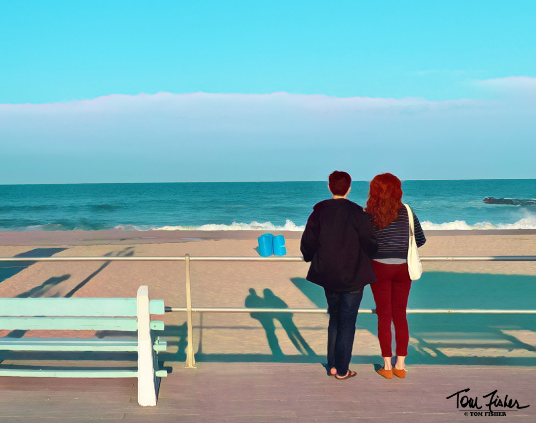 East Coast Sunset in Avon NJ