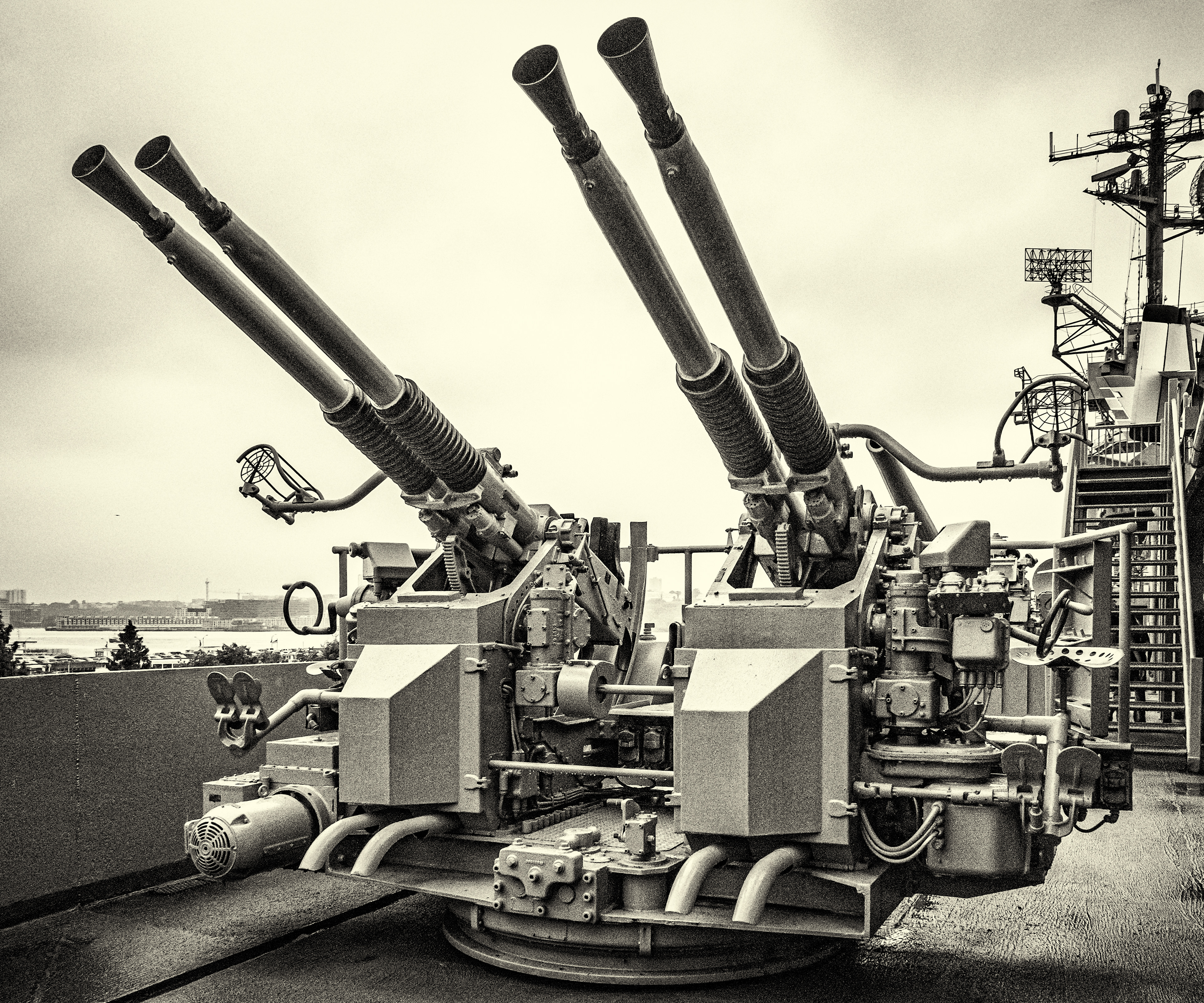 40mm Quad Bofors Anti-Aircraft Gun