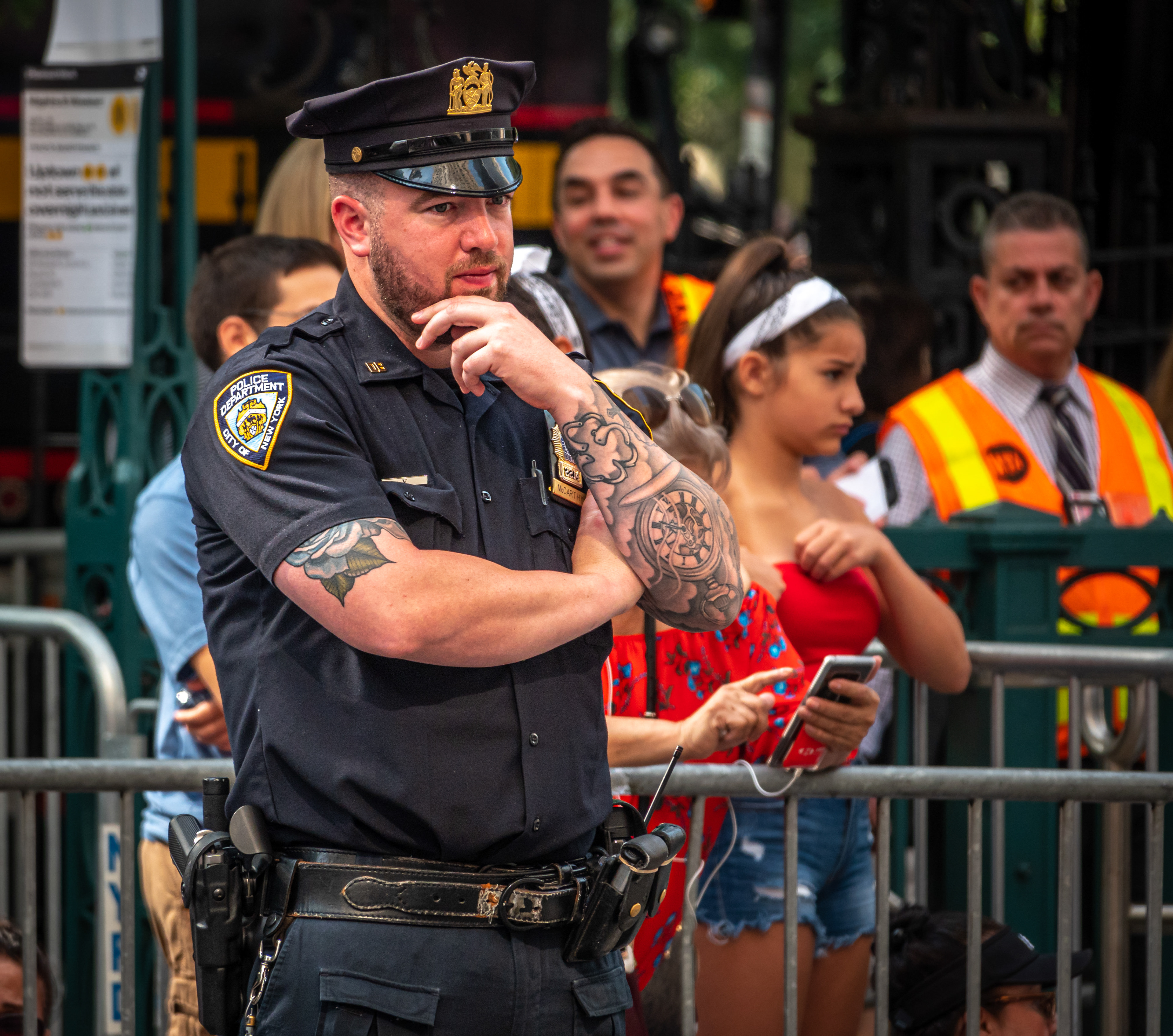 Detective on Parade Duty