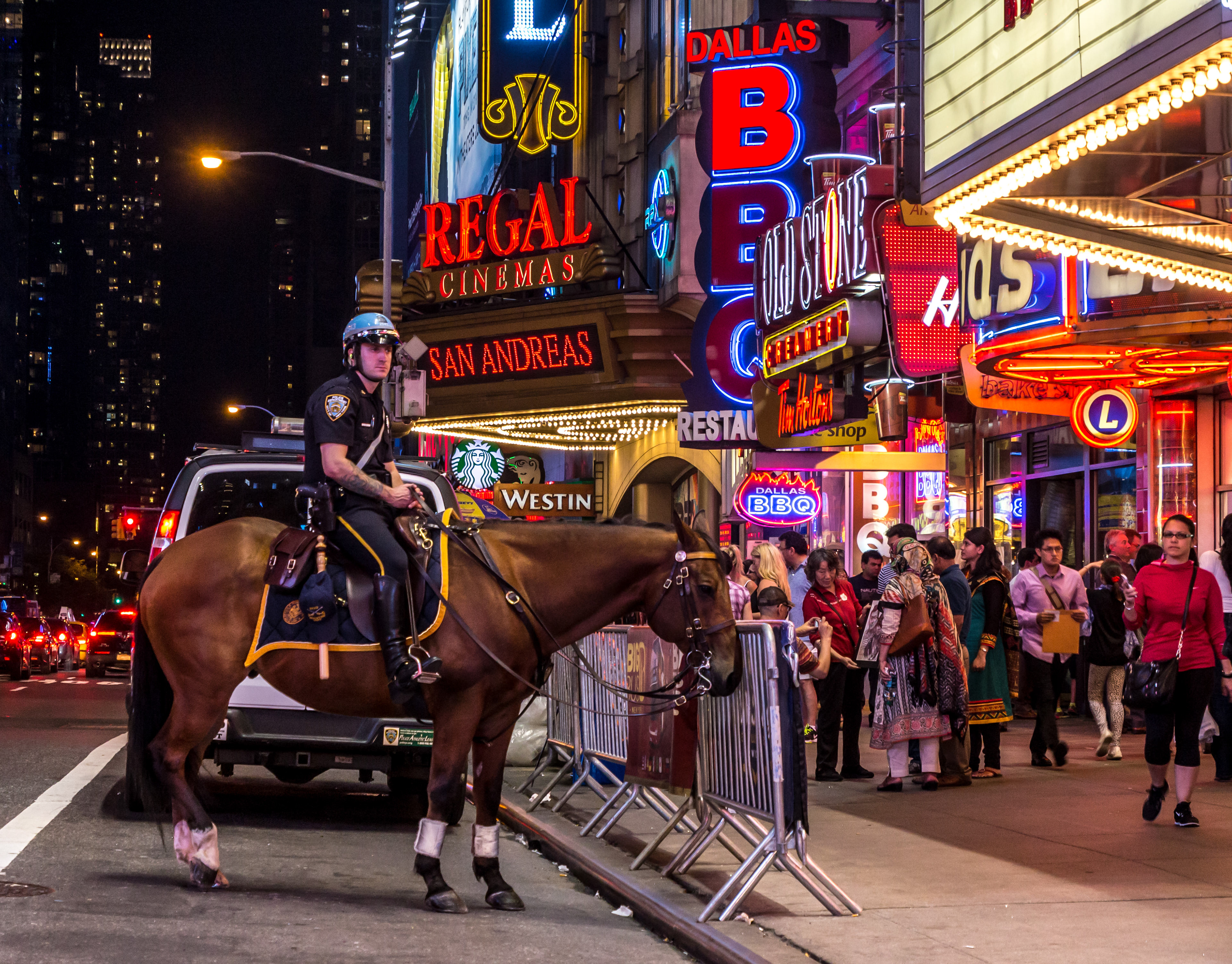 NYPD Mounted on 42nd Street