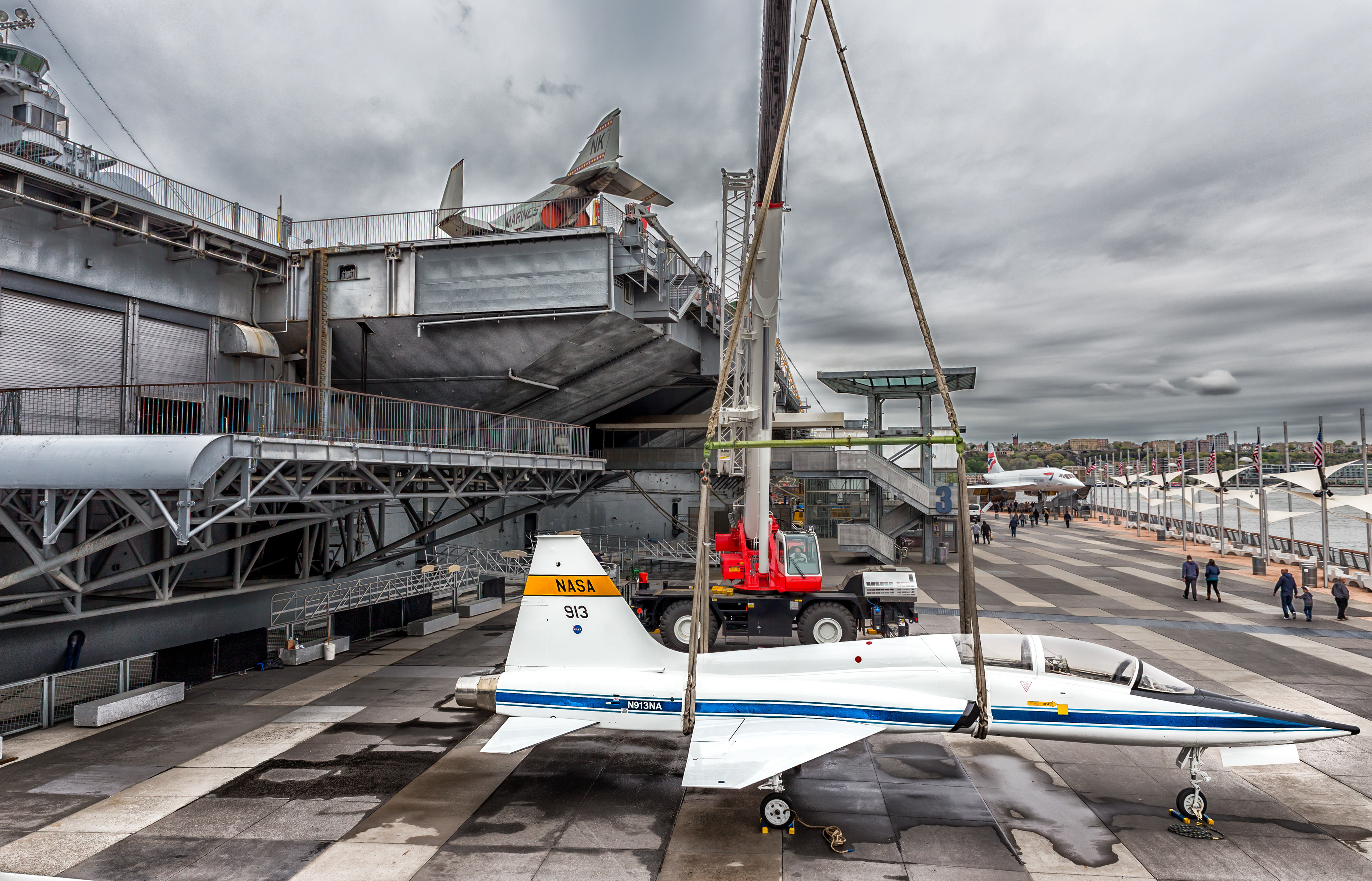 Craning the T-38 Talon