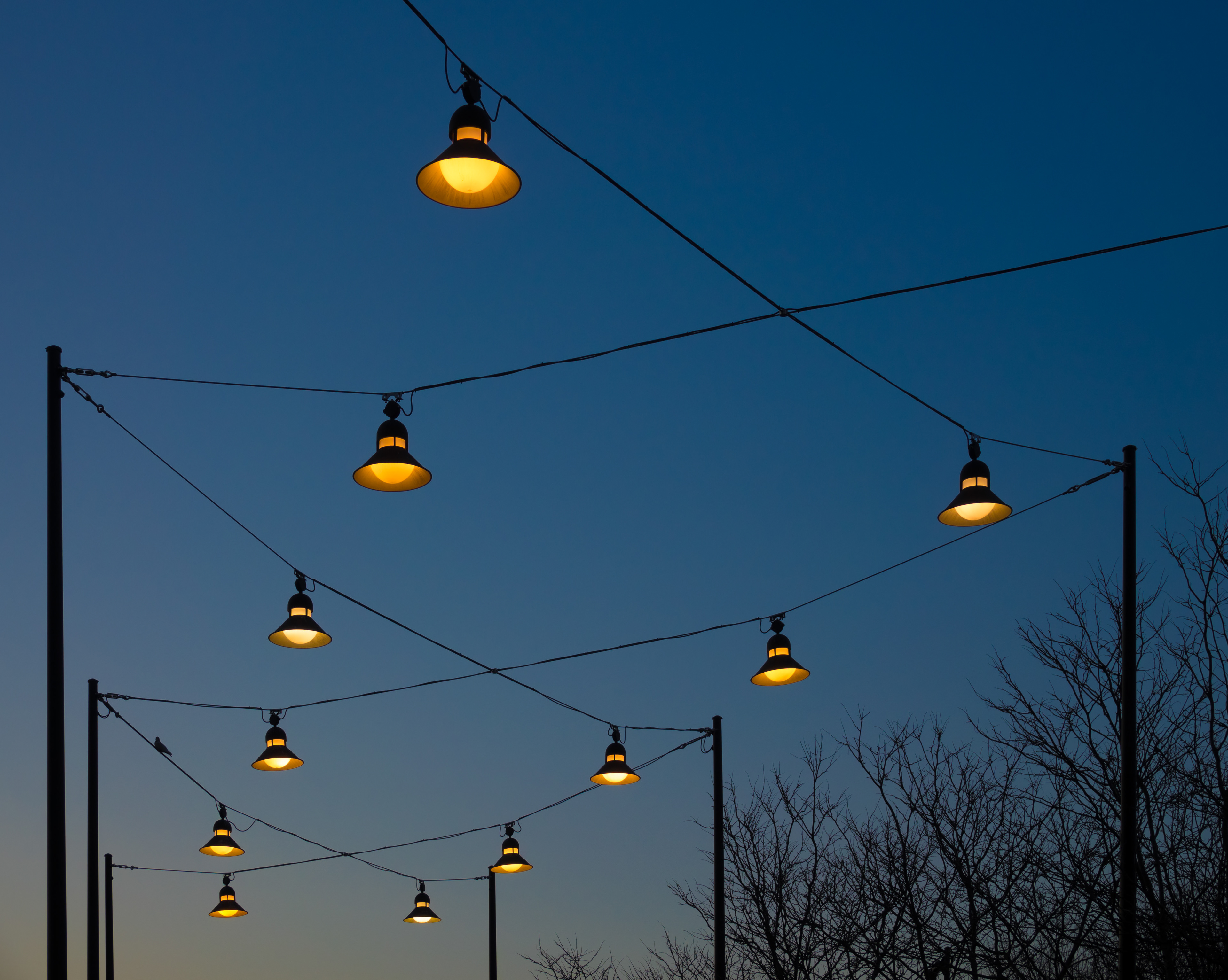 Outdoor Dining Area on the Hudson River, NYC