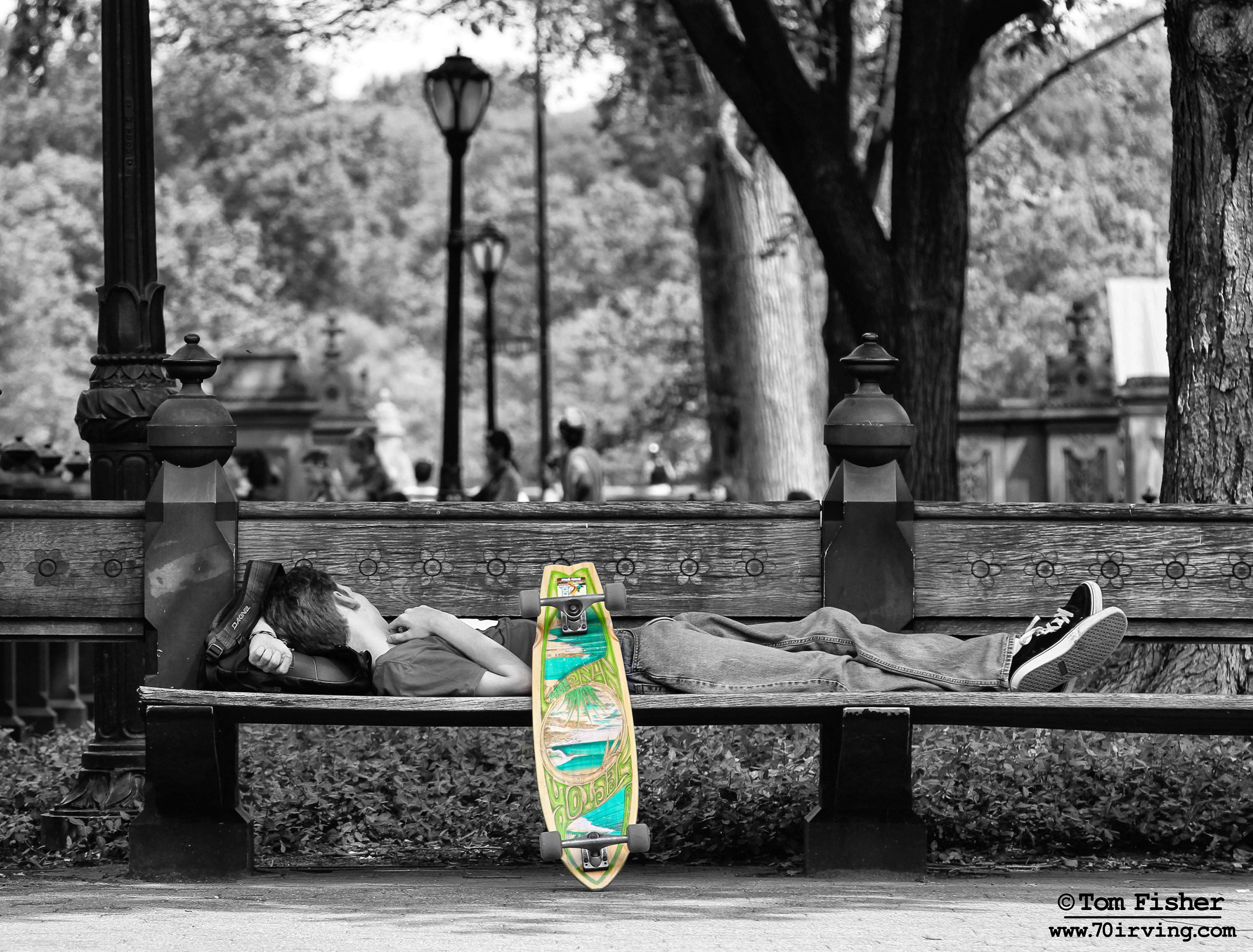 Weary Skateboarder