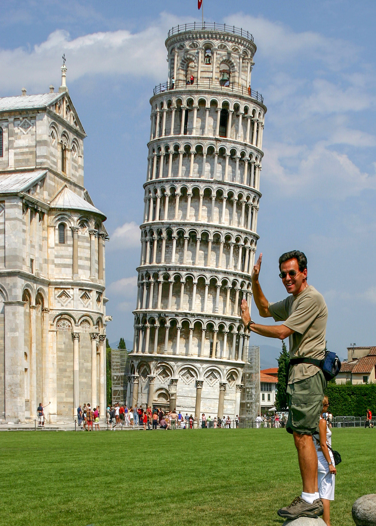 Some Silly Tourist in Pisa, Italy