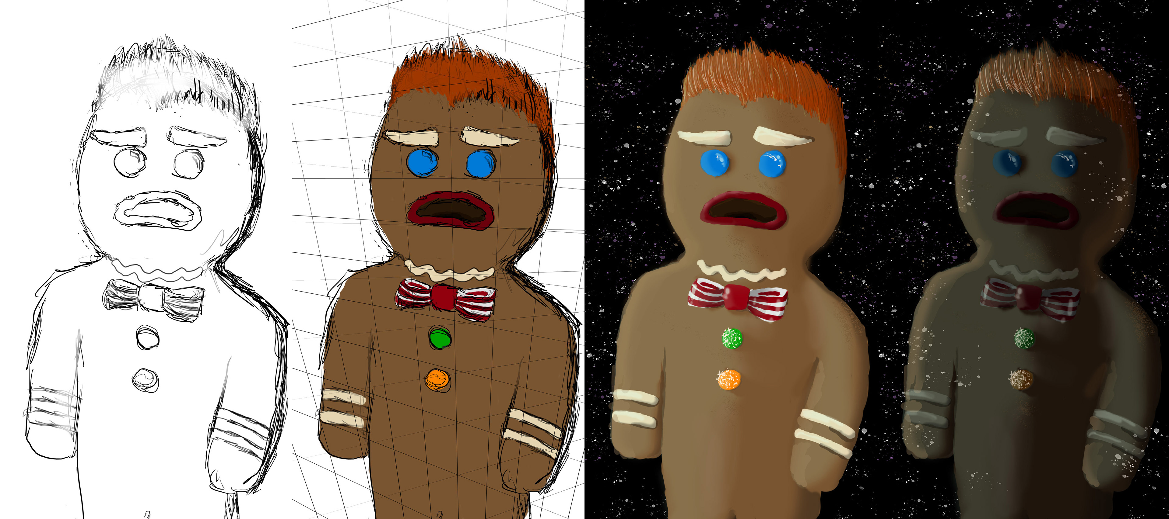 Jerry Painting Process