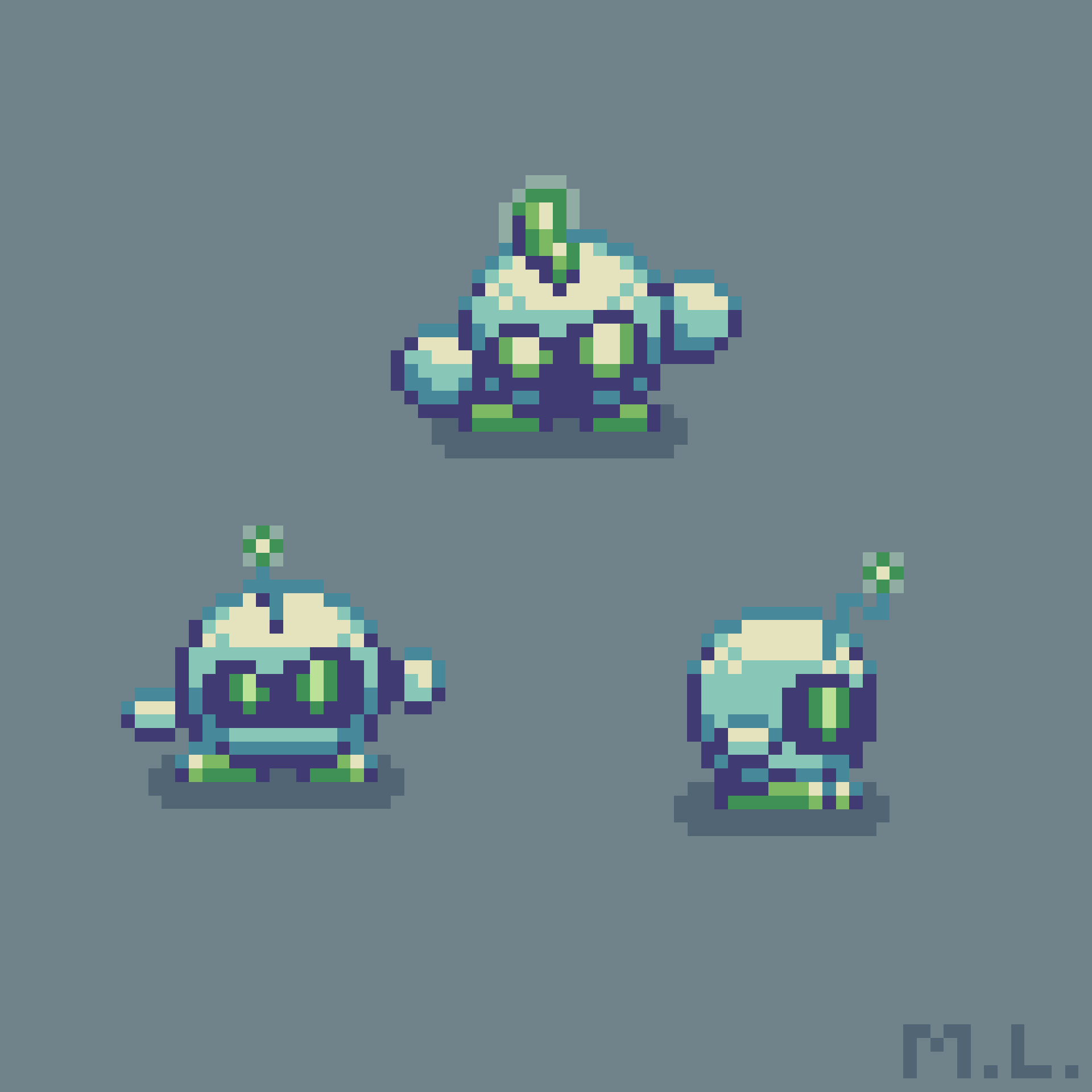 Neon pixel Design