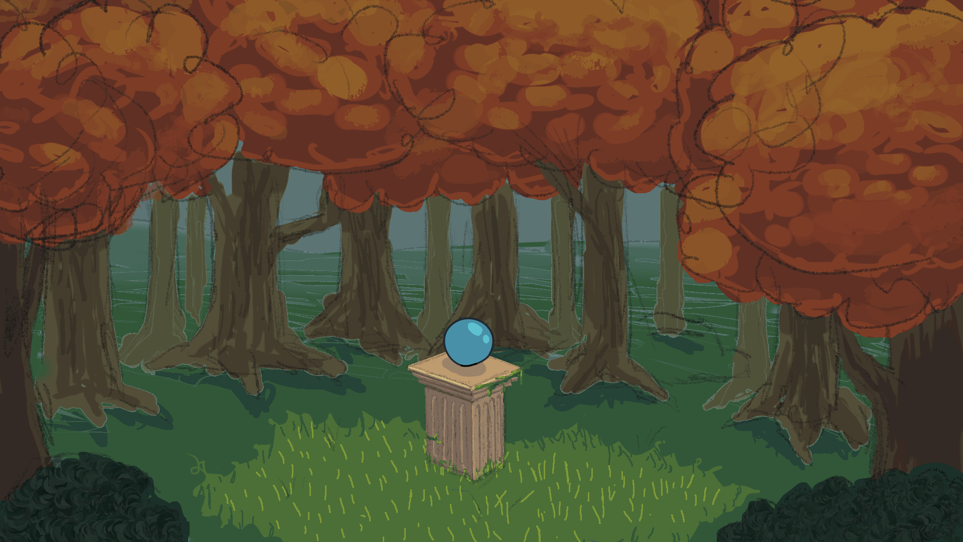 Ancient Forest Pedestal