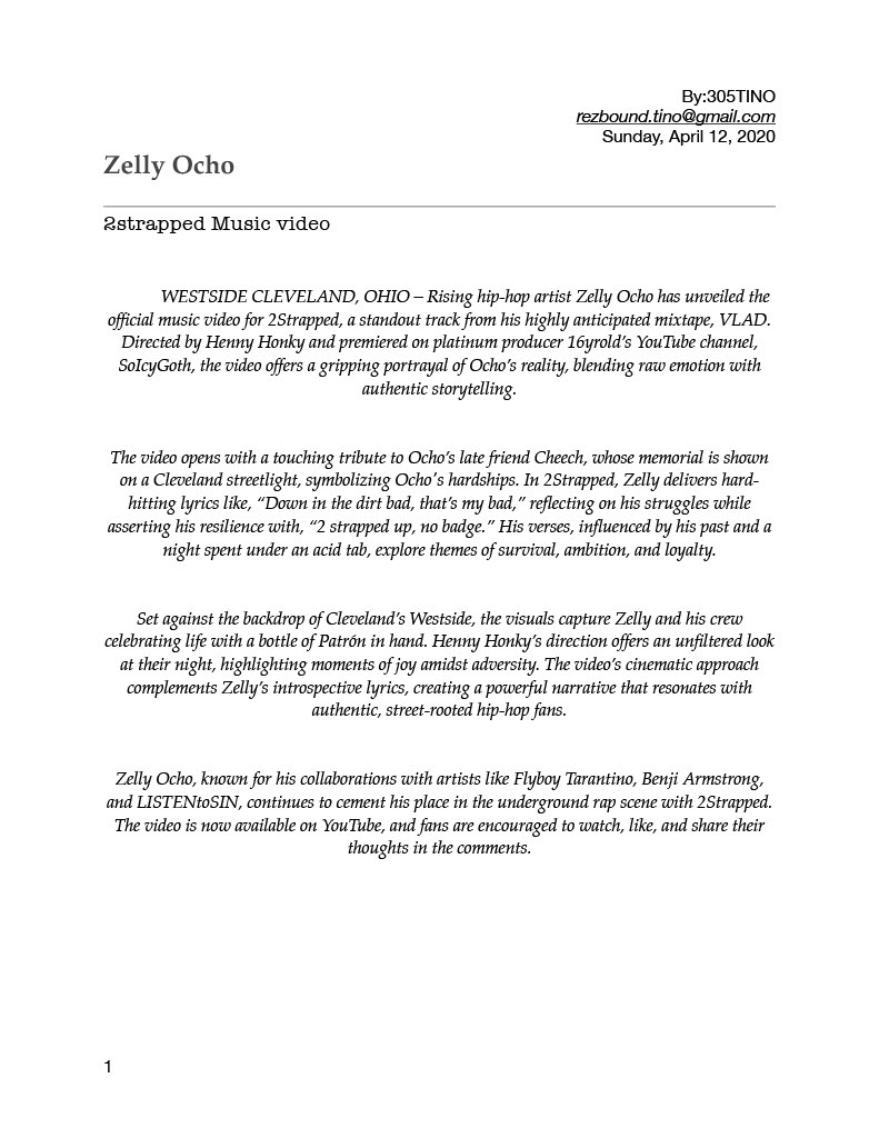 XELLY OCHO review plublished @ Plzdropthat.com