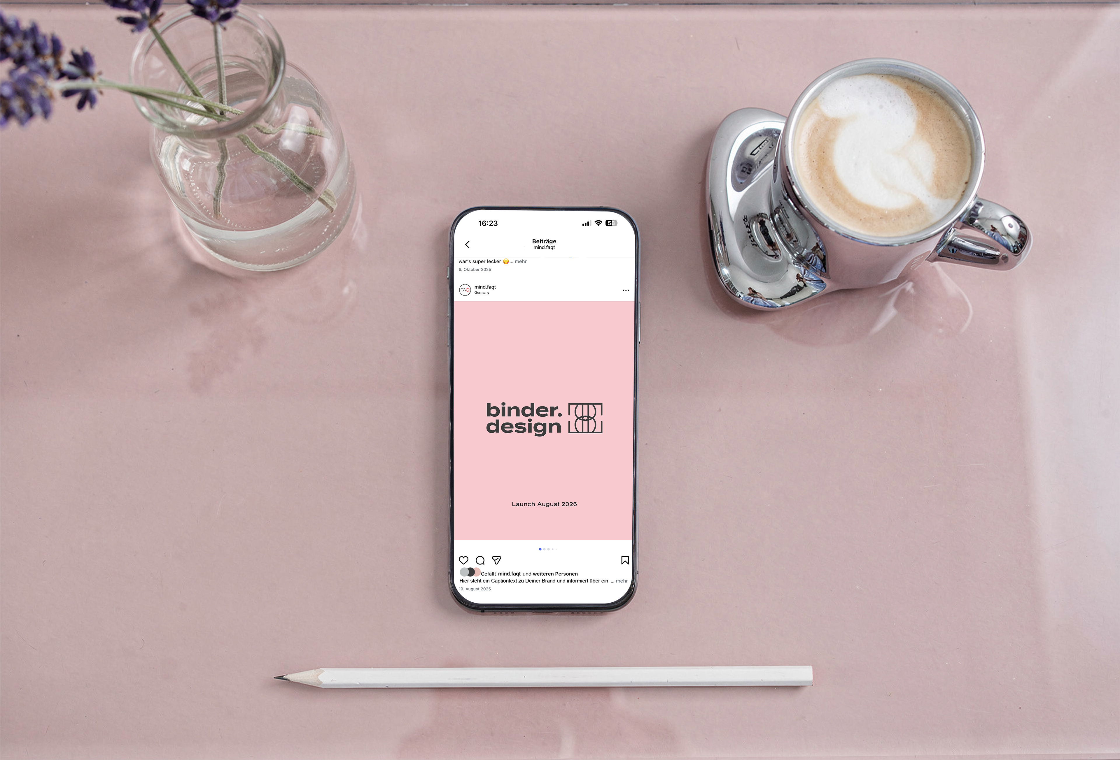 Mock-up mit KI erstellt