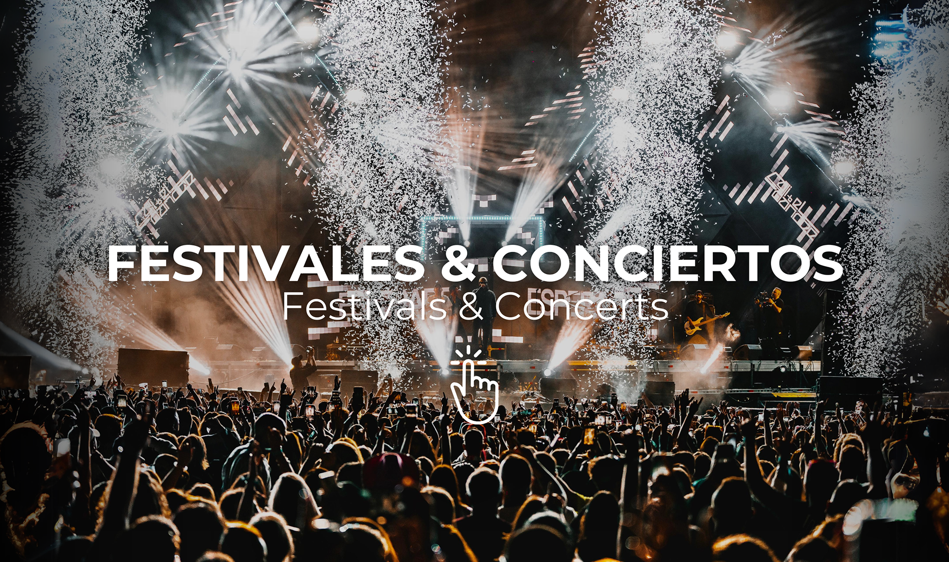 Gran concierto en el festival I Love Reggaeton Madrid 2024, con Cali y El Dandee en el escenario, un show lleno de luces, confeti y una multitud vibrante. Fotografía profesional de festivales y conciertos, capturando la energía del público y la producción audiovisual de alto nivel. Especialista en fotografía de eventos en vivo, discotecas y espectáculos musicales.