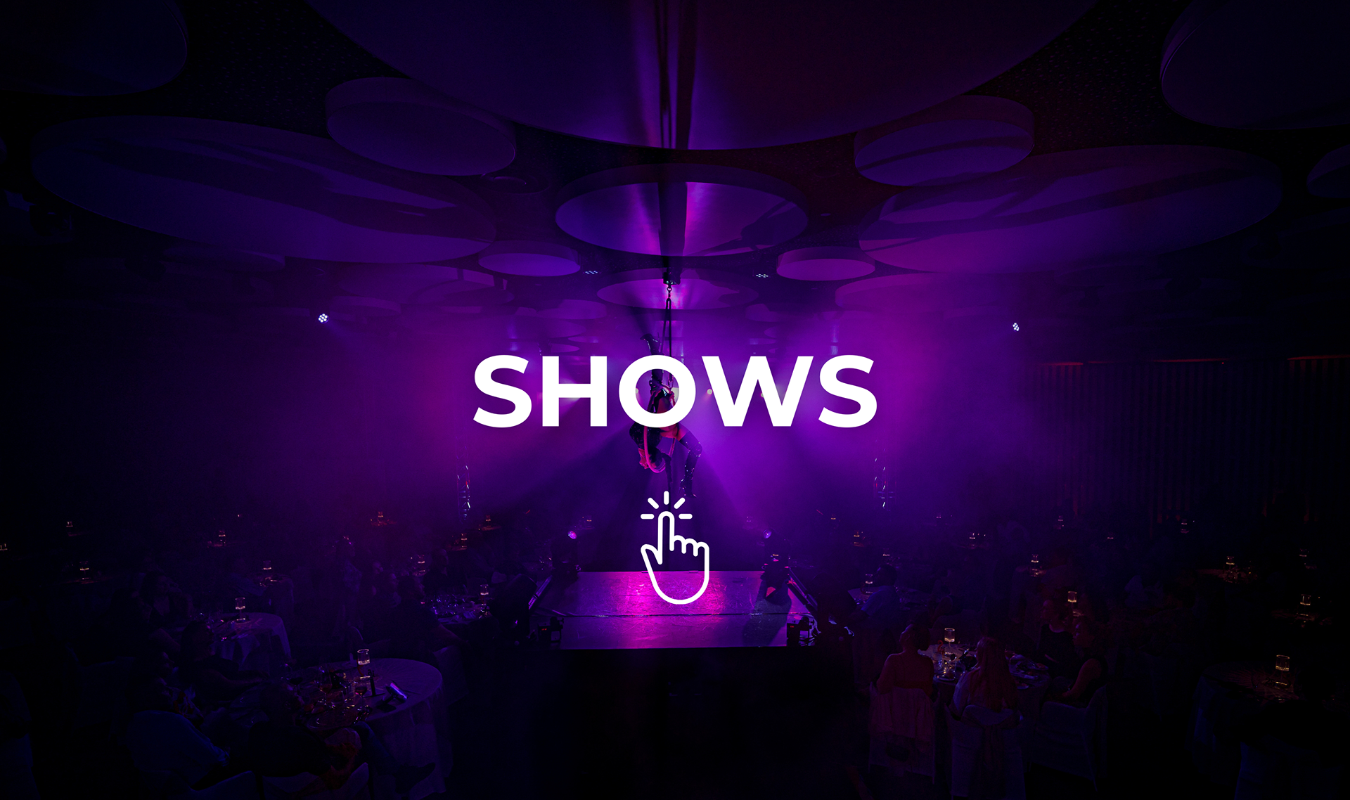 Performance en vivo en el Scandal Dinner Show en GF Victoria, Costa Adeje, Tenerife. Fotografía profesional de eventos burlesque, capturando la fusión de arte, sensualidad y gastronomía en un espectáculo diseñado para el público adulto. Especialista en fotografía de cenas con espectáculo y entretenimiento nocturno en las Islas Canarias