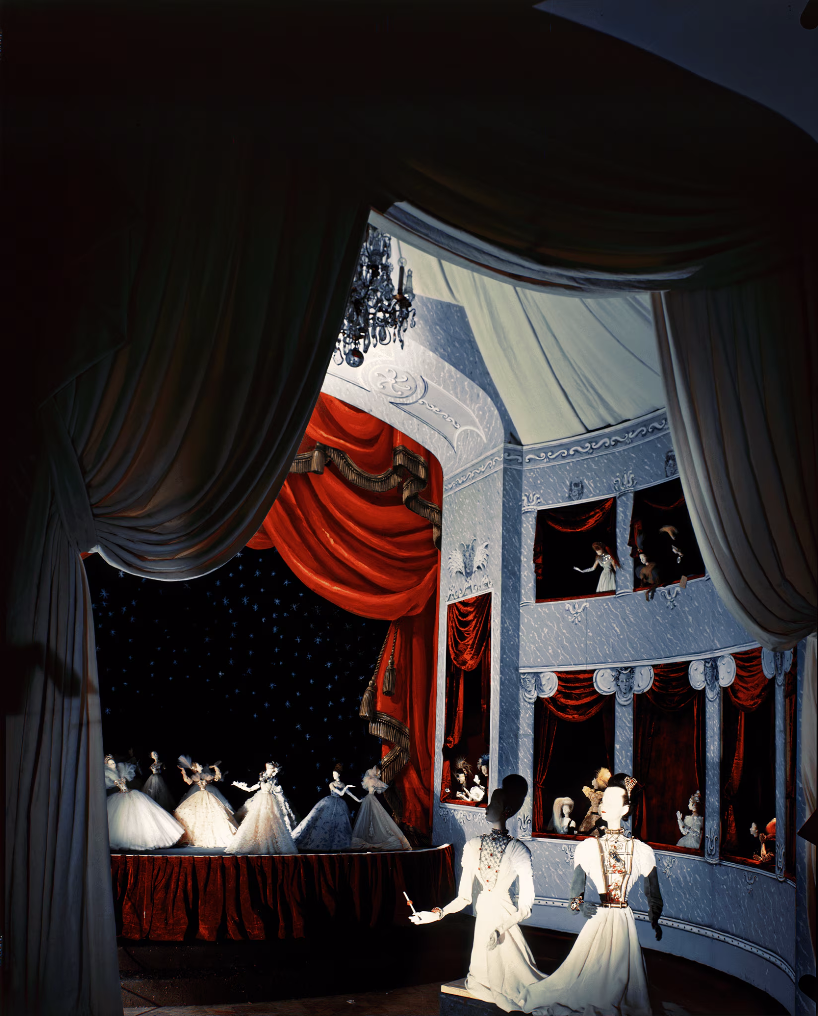 Reconstruction of Le Théâtre de la mode as presented in New York in 1946.