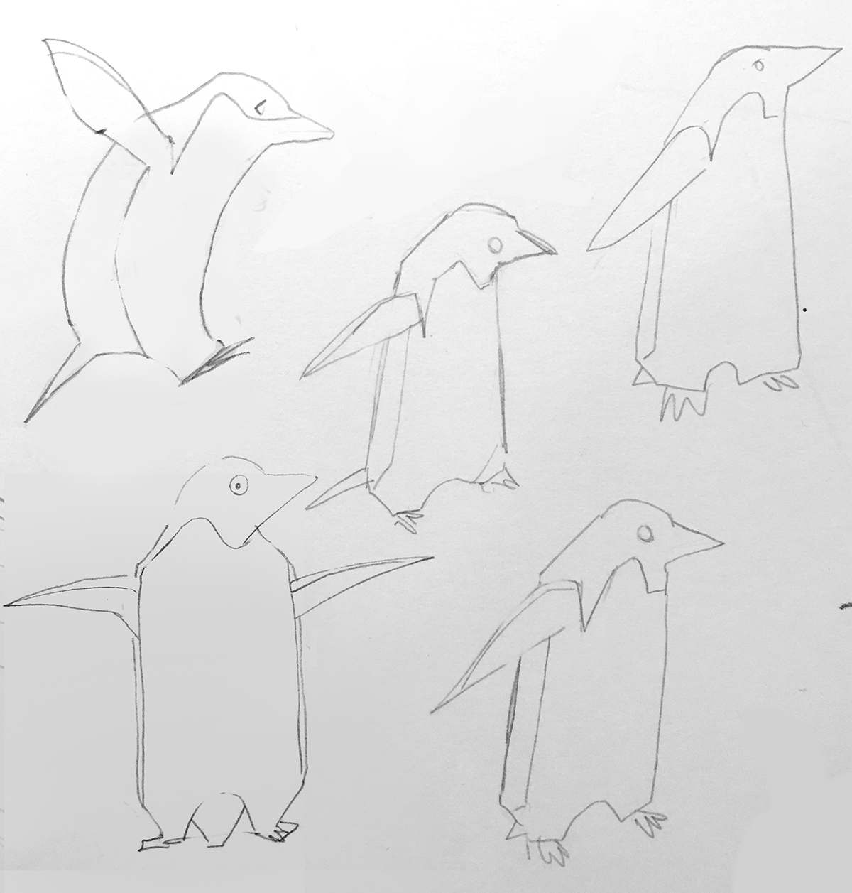 design for penguins (different from in the film)