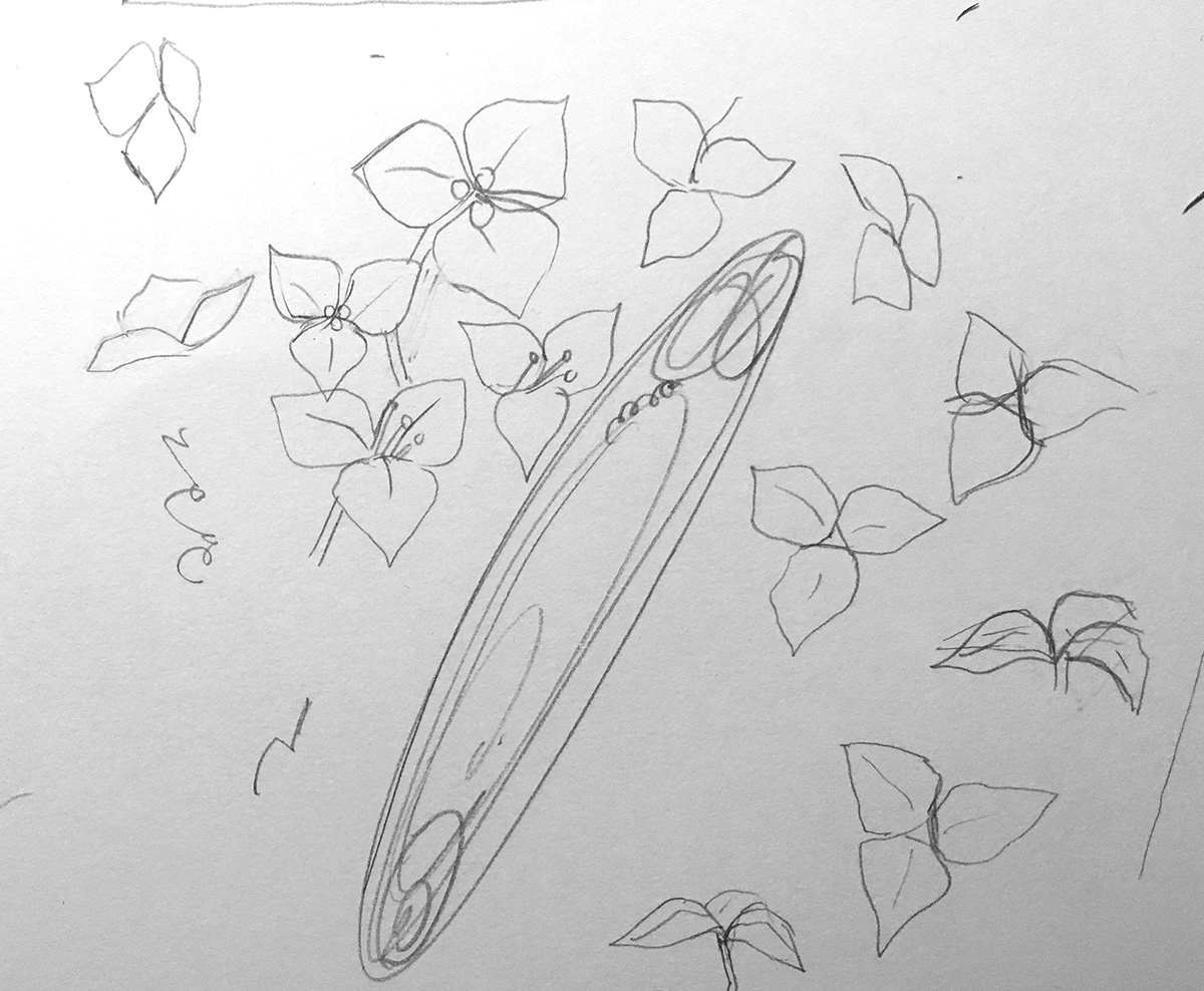simplified flowers