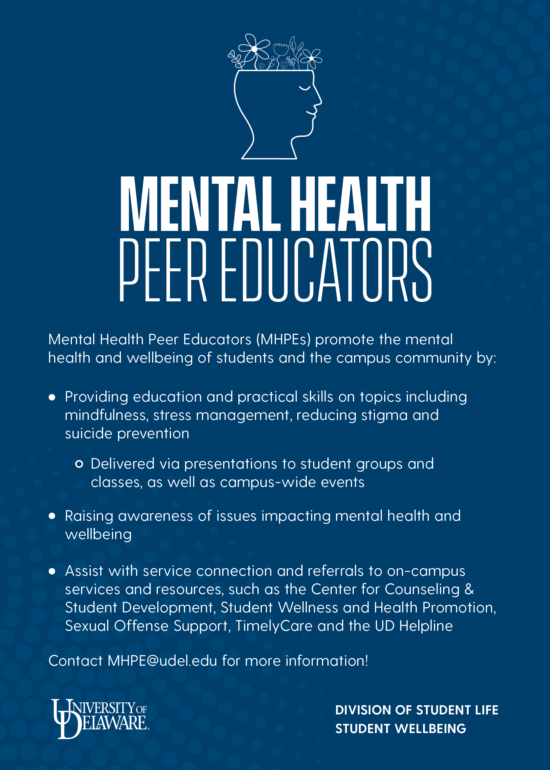 Student Wellbeing Peer Education Groups Double-Sided Postcards 5x7 - Front