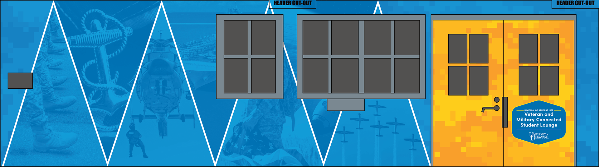 Veteran's Storefront production graphic