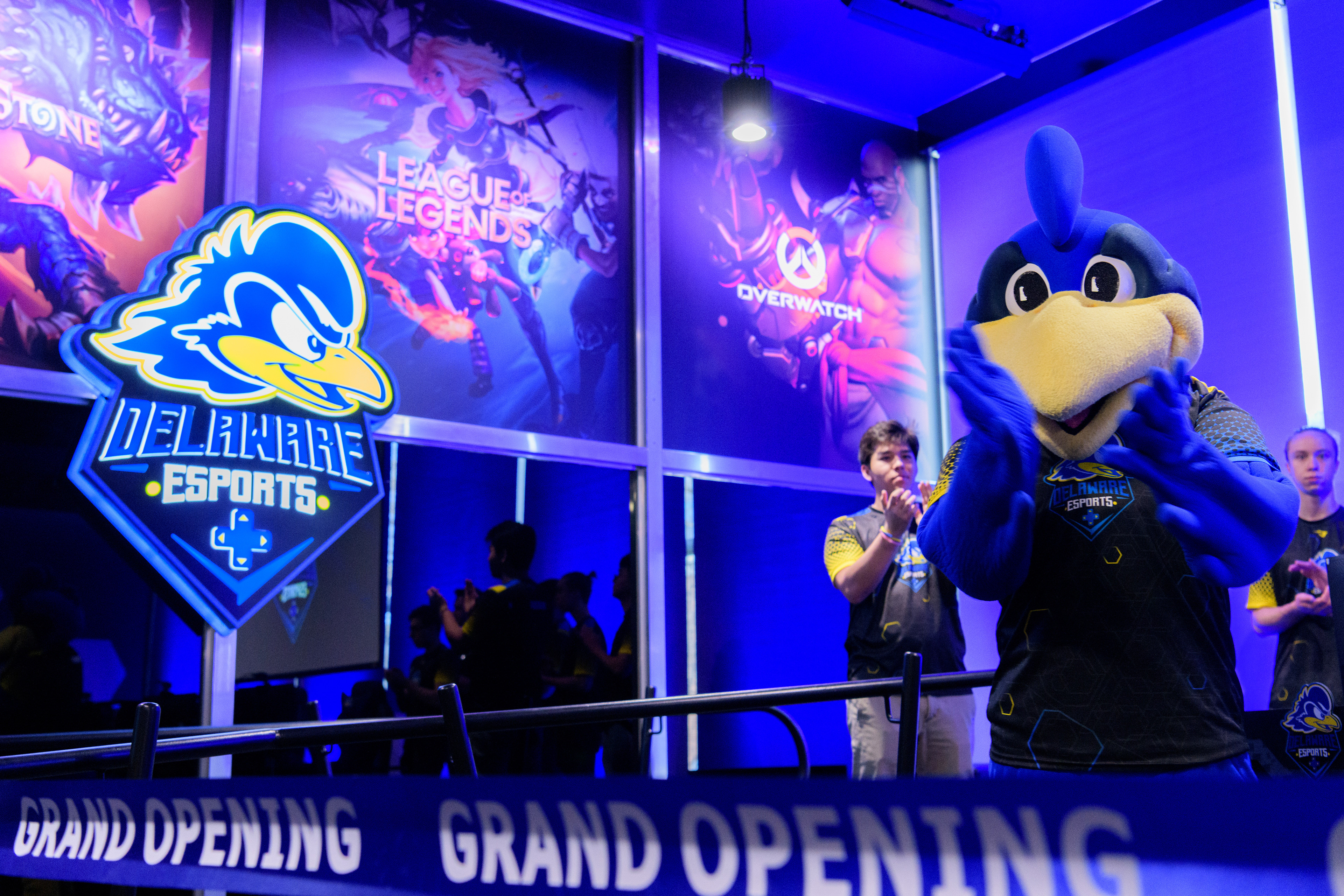 Team Feature Wall and Illuminated Sign