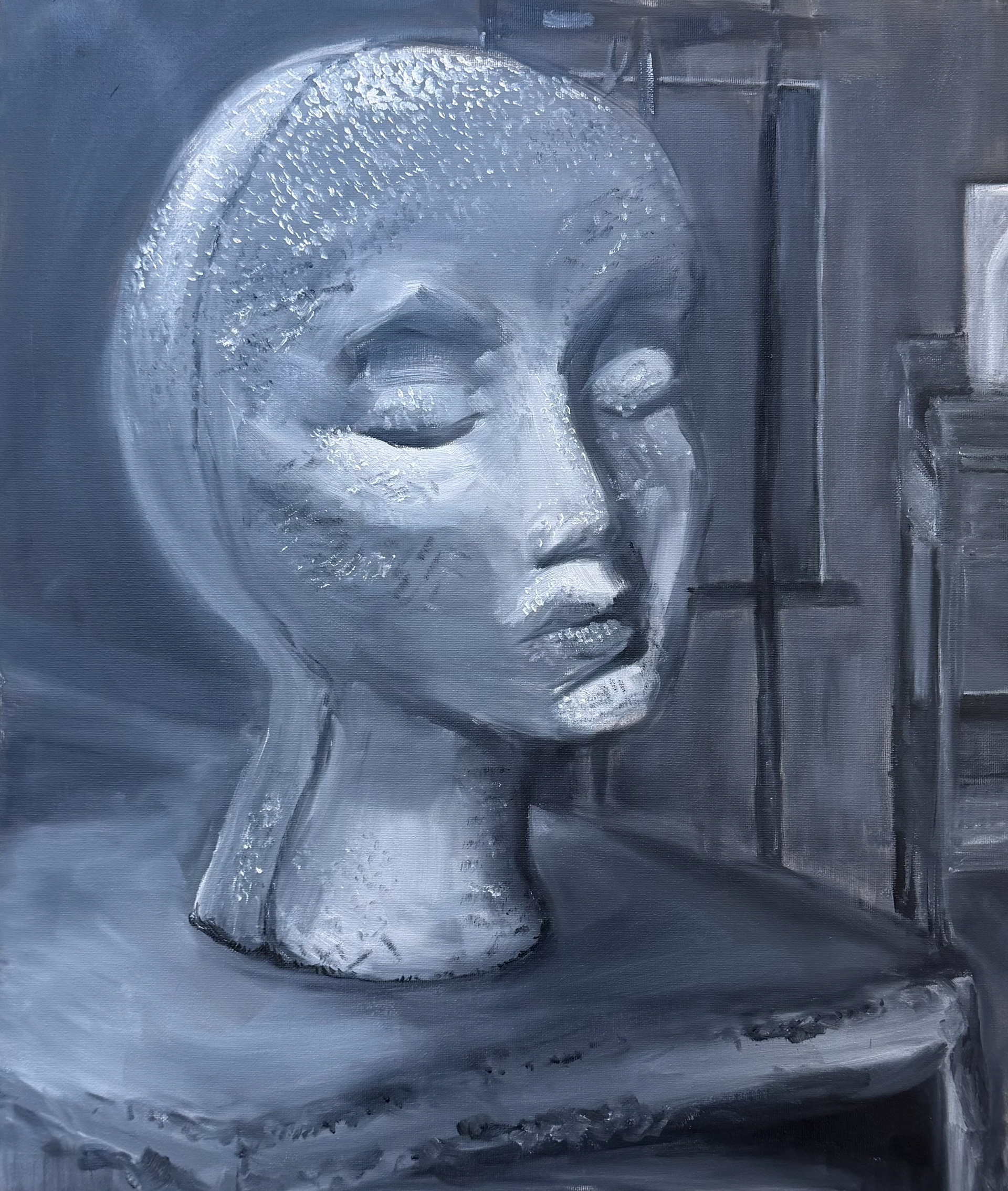 Styrofoam Head, Visual Art, Michelle Bartolotta, Computer Science & Game Studies 